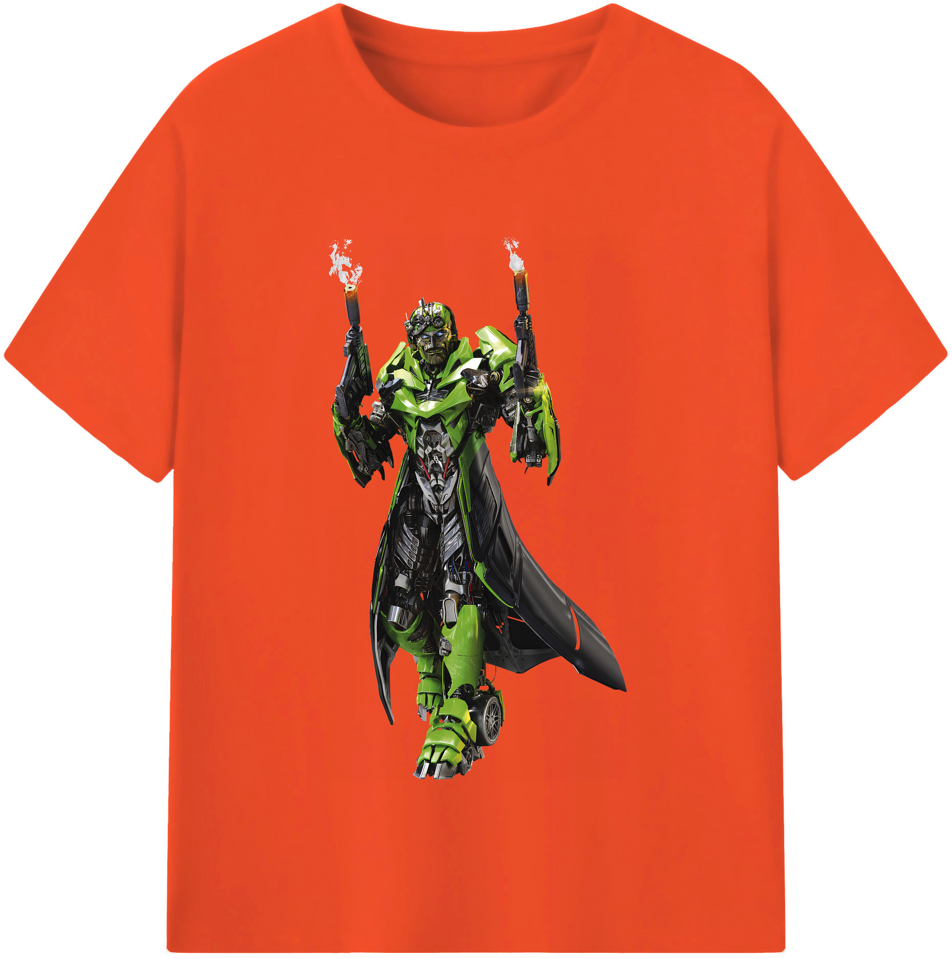 （画像用） Transformers トランスフォーマー 綿100％半袖Tシャツ（フロントプリント）