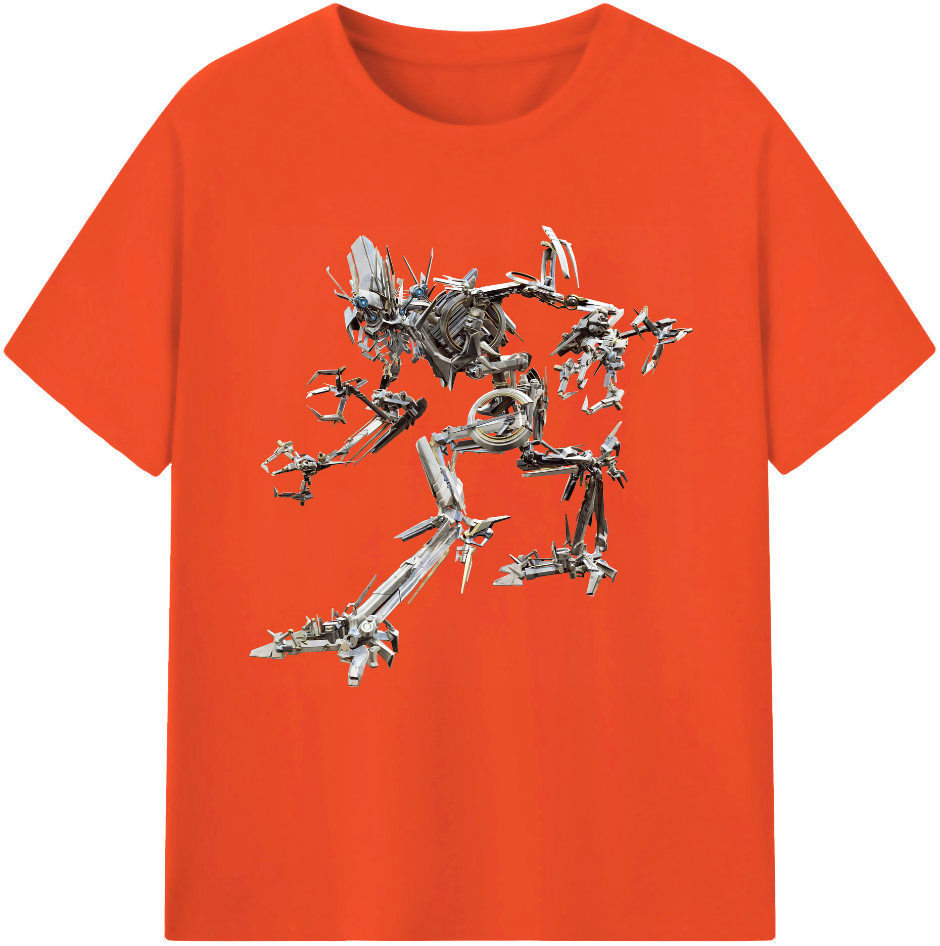 （画像用） Transformers トランスフォーマー 綿100％半袖Tシャツ（フロントプリント）