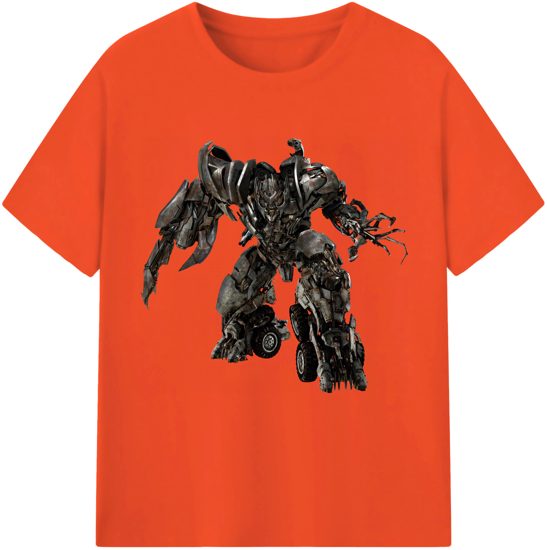 （画像用） Transformers トランスフォーマー 綿100％半袖Tシャツ（フロントプリント）