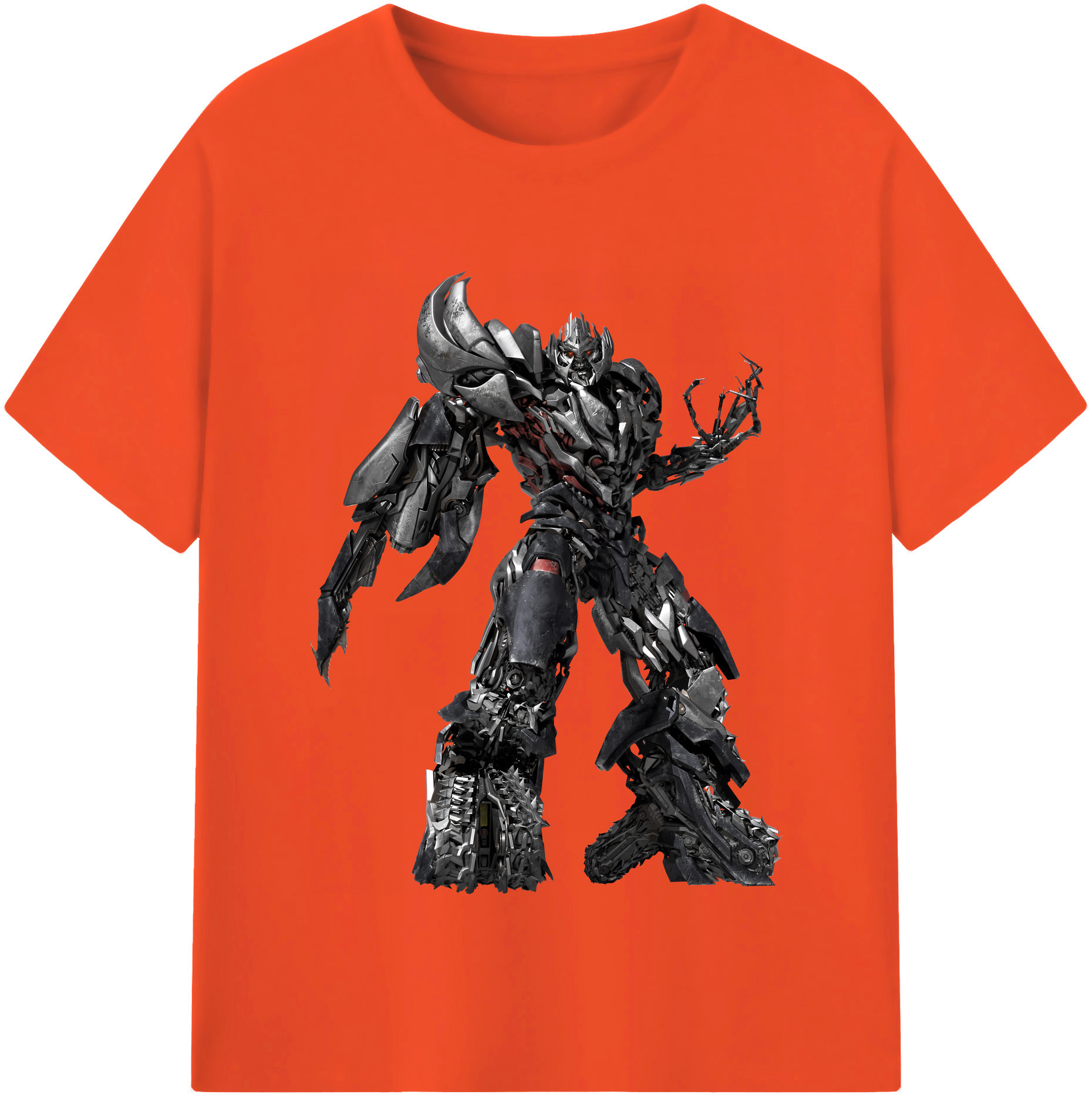（画像用） Transformers トランスフォーマー 綿100％半袖Tシャツ（フロントプリント）