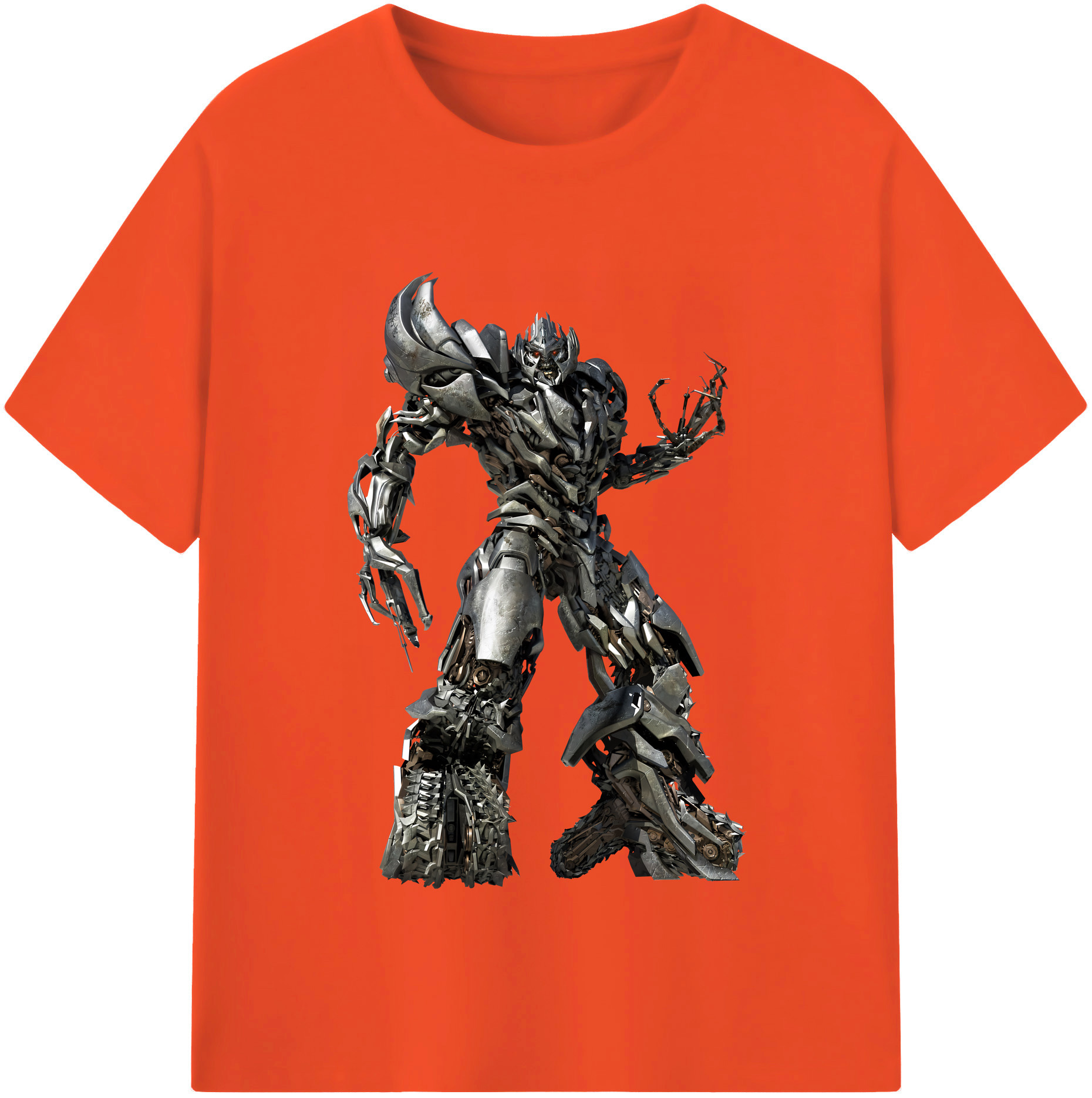 （画像用） Transformers トランスフォーマー 綿100％半袖Tシャツ（フロントプリント）