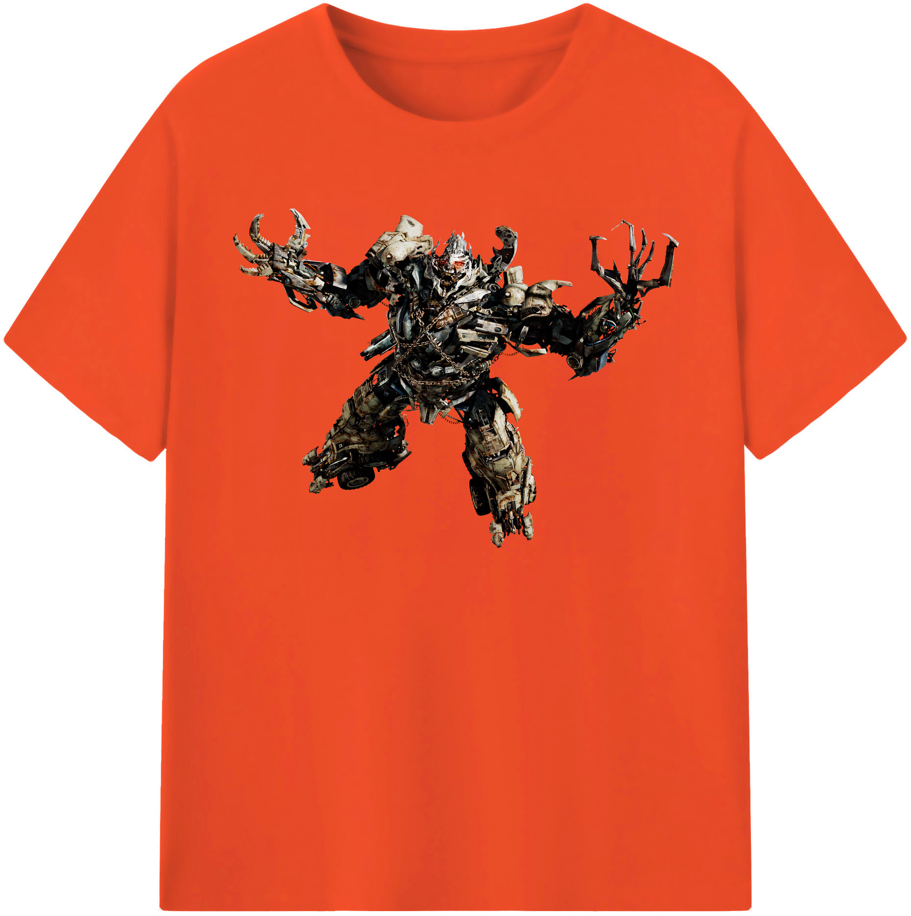 （画像用） Transformers トランスフォーマー 綿100％半袖Tシャツ（フロントプリント）