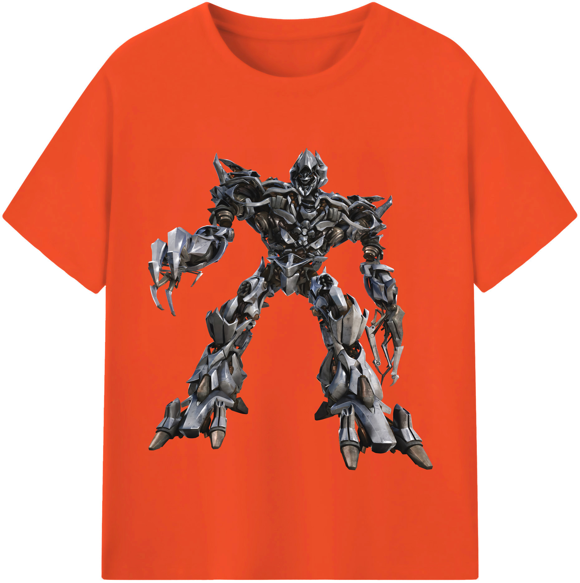 （画像用） Transformers トランスフォーマー 綿100％半袖Tシャツ（フロントプリント）