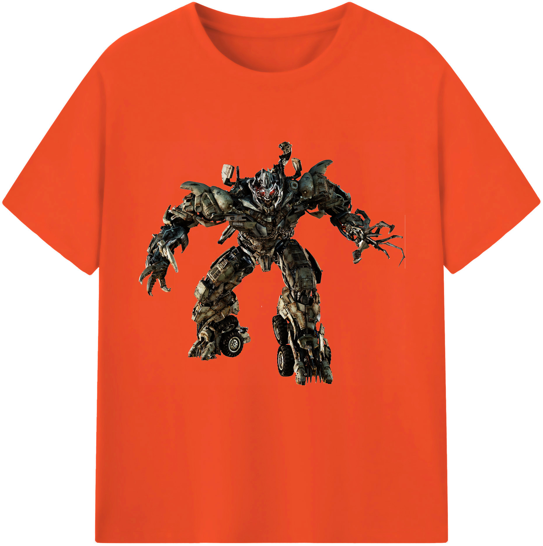 （画像用） Transformers トランスフォーマー 綿100％半袖Tシャツ（フロントプリント）