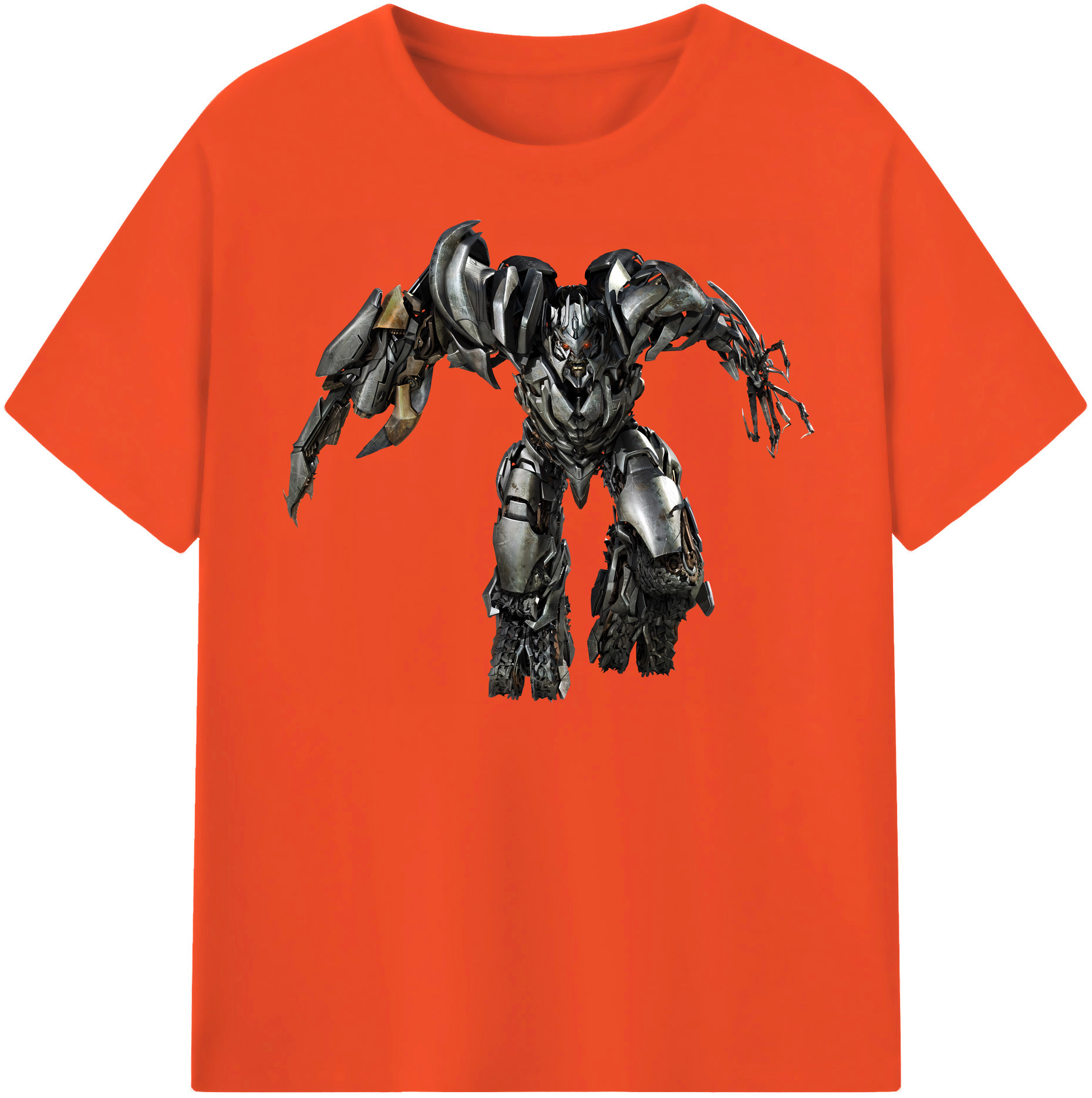 （画像用） Transformers トランスフォーマー 綿100％半袖Tシャツ（フロントプリント）