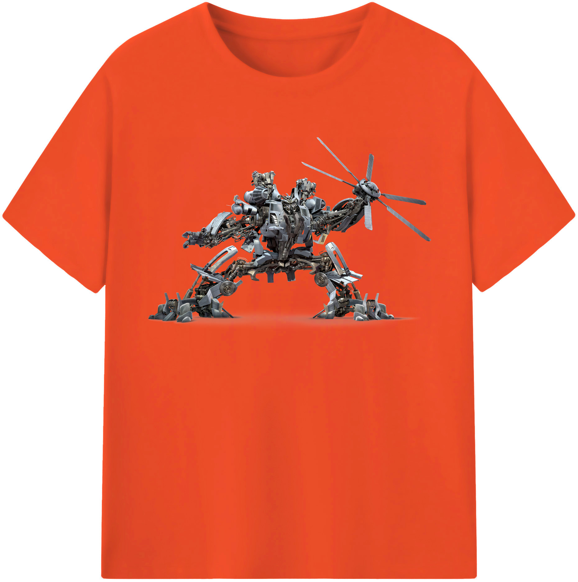 （画像用） Transformers トランスフォーマー 綿100％半袖Tシャツ（フロントプリント）