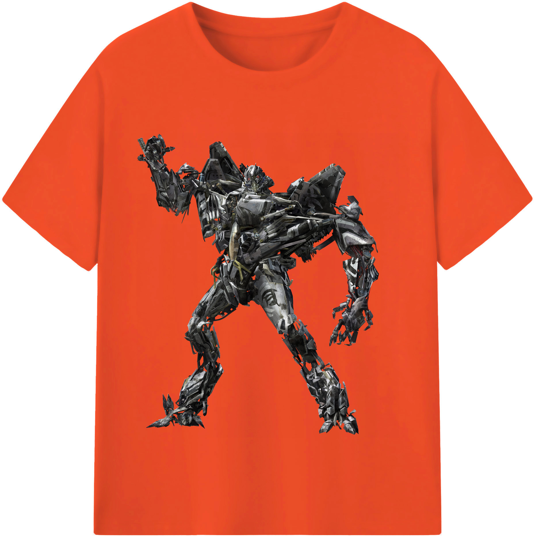 （画像用） Transformers トランスフォーマー 綿100％半袖Tシャツ（フロントプリント）