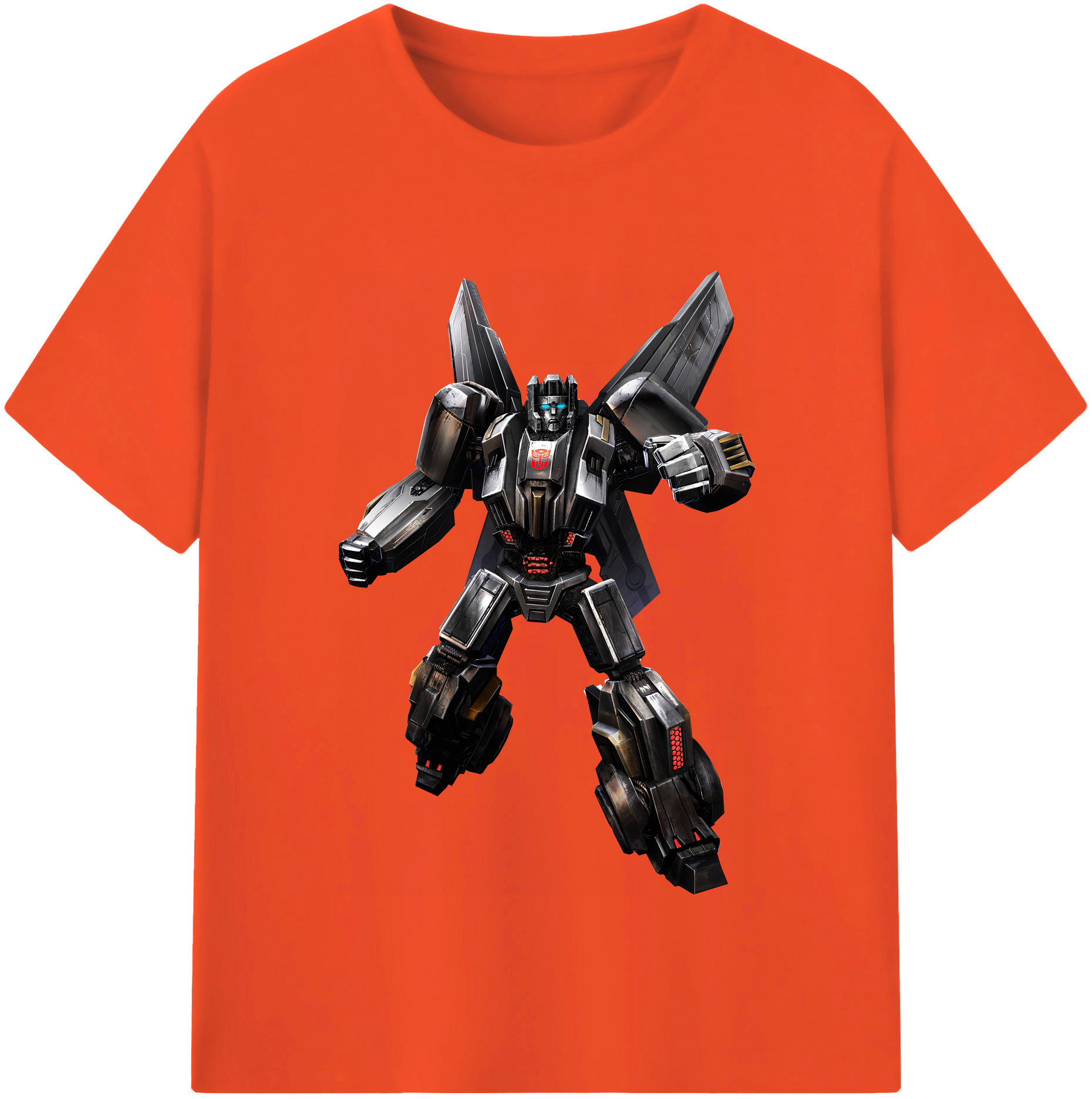 （画像用） Transformers トランスフォーマー 綿100％半袖Tシャツ（フロントプリント）