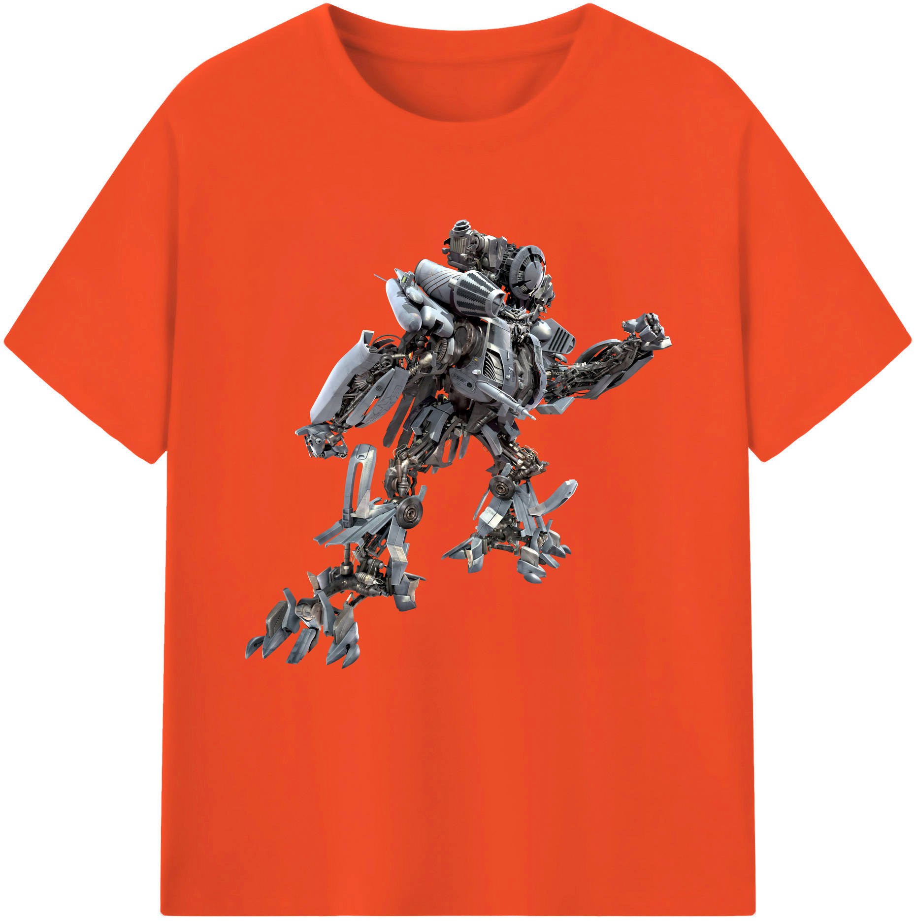 （画像用） Transformers トランスフォーマー 綿100％半袖Tシャツ（フロントプリント）