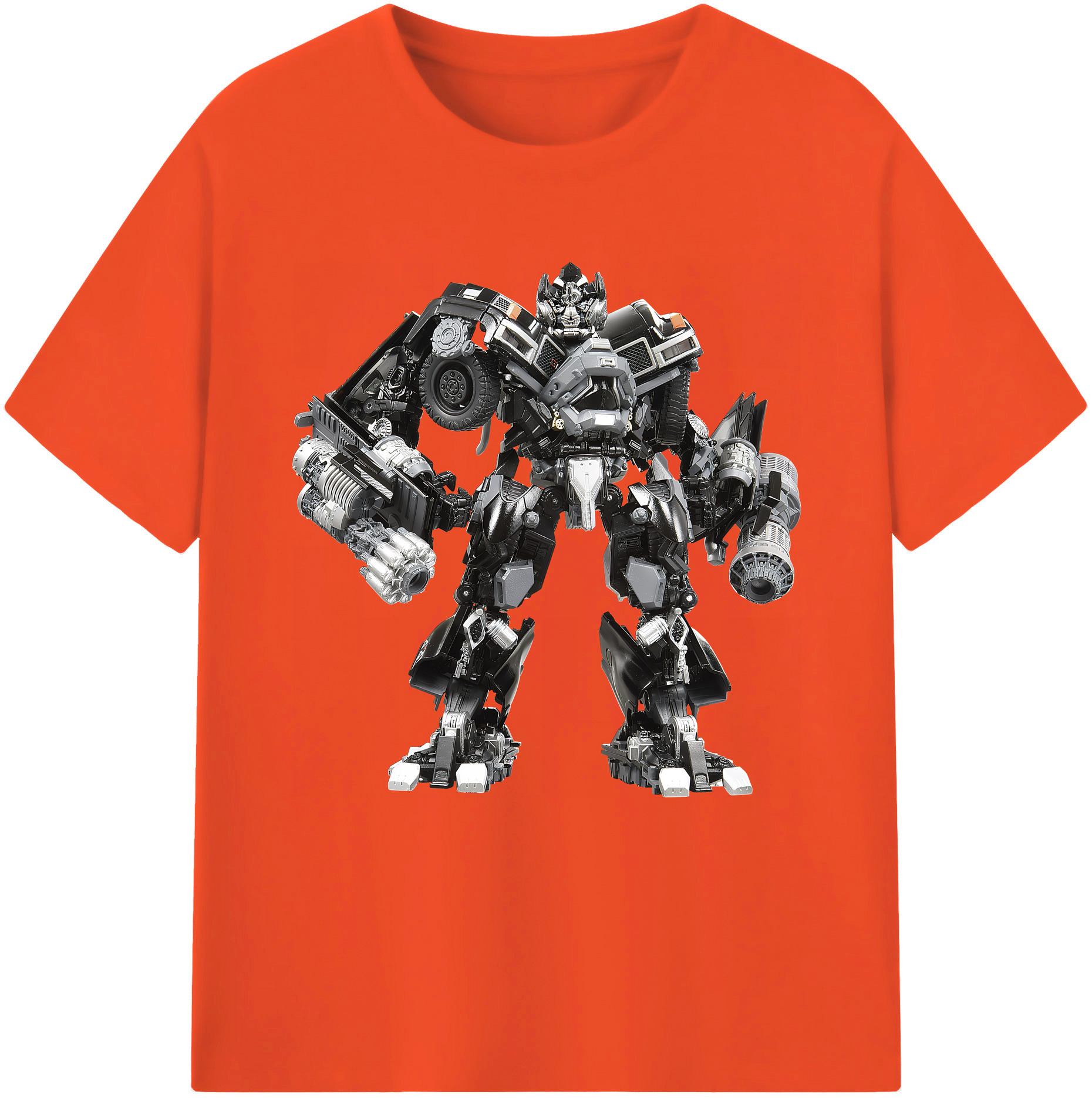 （画像用） Transformers トランスフォーマー 綿100％半袖Tシャツ（フロントプリント）