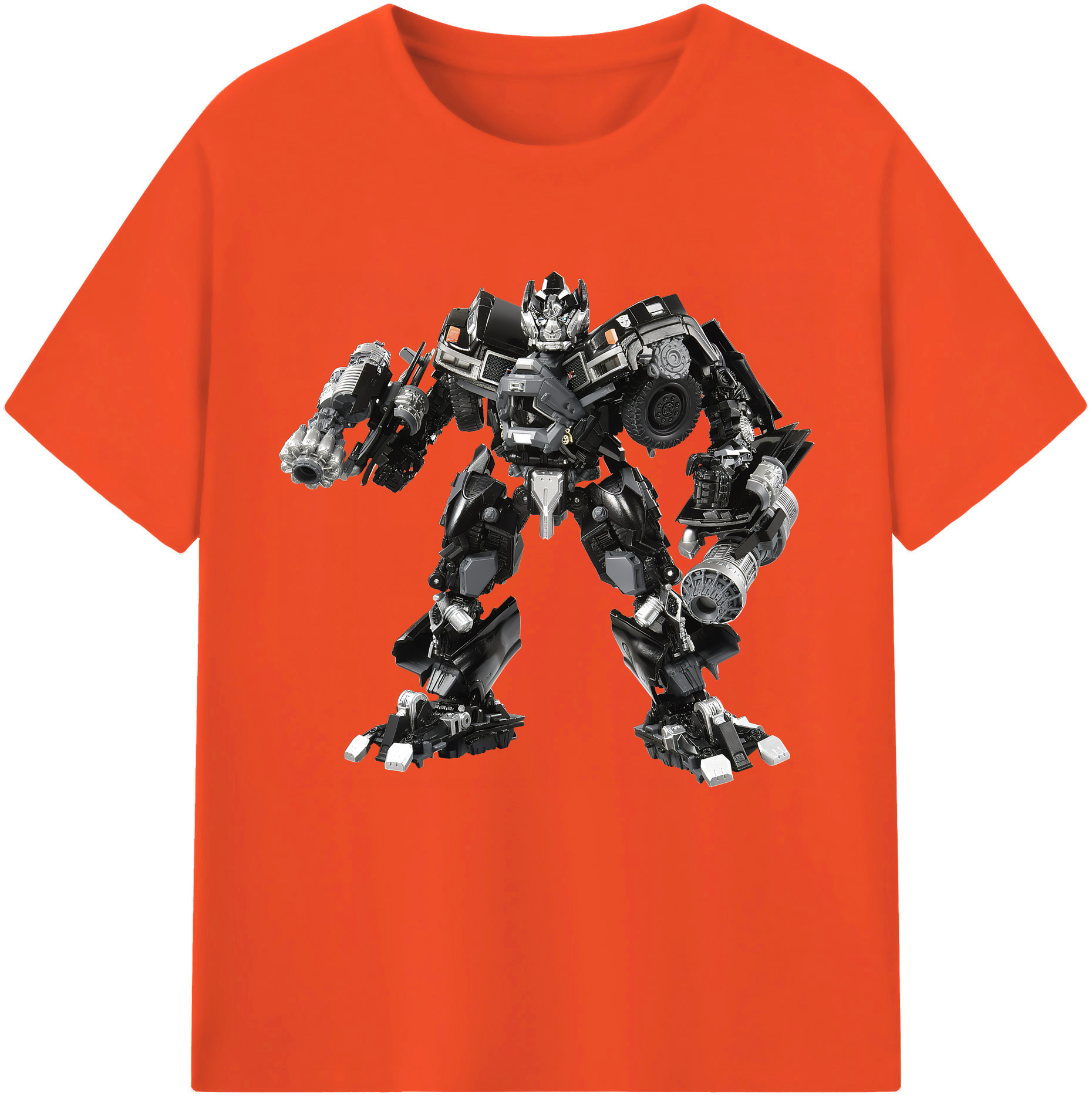 （画像用） Transformers トランスフォーマー 綿100％半袖Tシャツ（フロントプリント）