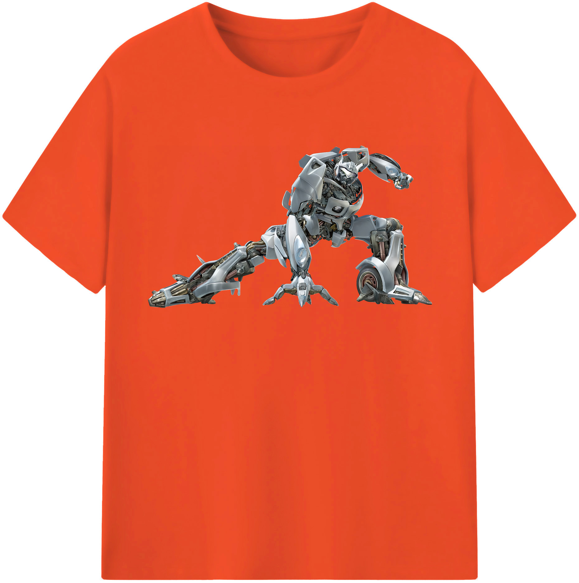 （画像用） Transformers トランスフォーマー 綿100％半袖Tシャツ（フロントプリント）
