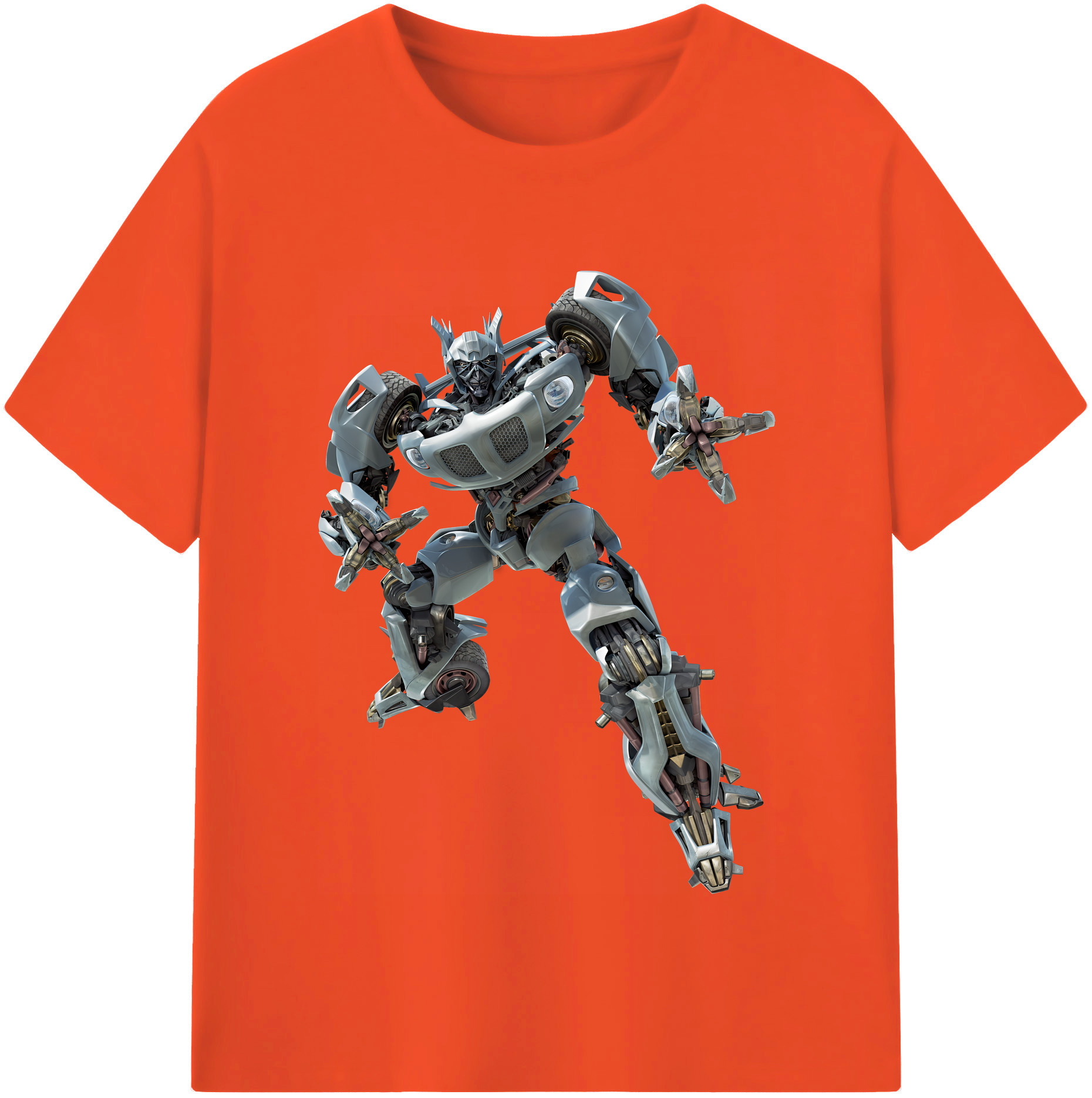 （画像用） Transformers トランスフォーマー 綿100％半袖Tシャツ（フロントプリント）