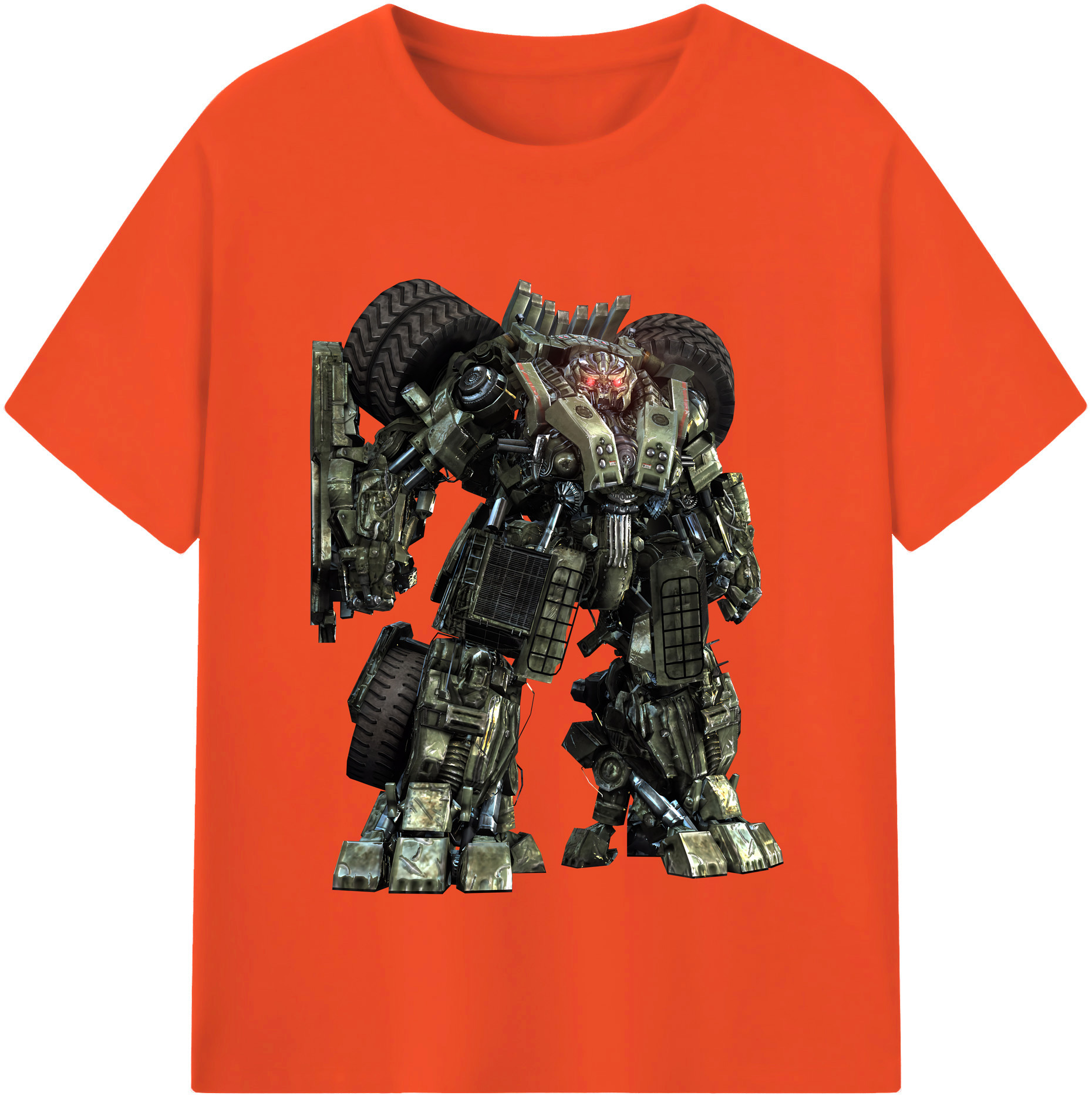 （画像用） Transformers トランスフォーマー 綿100％半袖Tシャツ（フロントプリント）