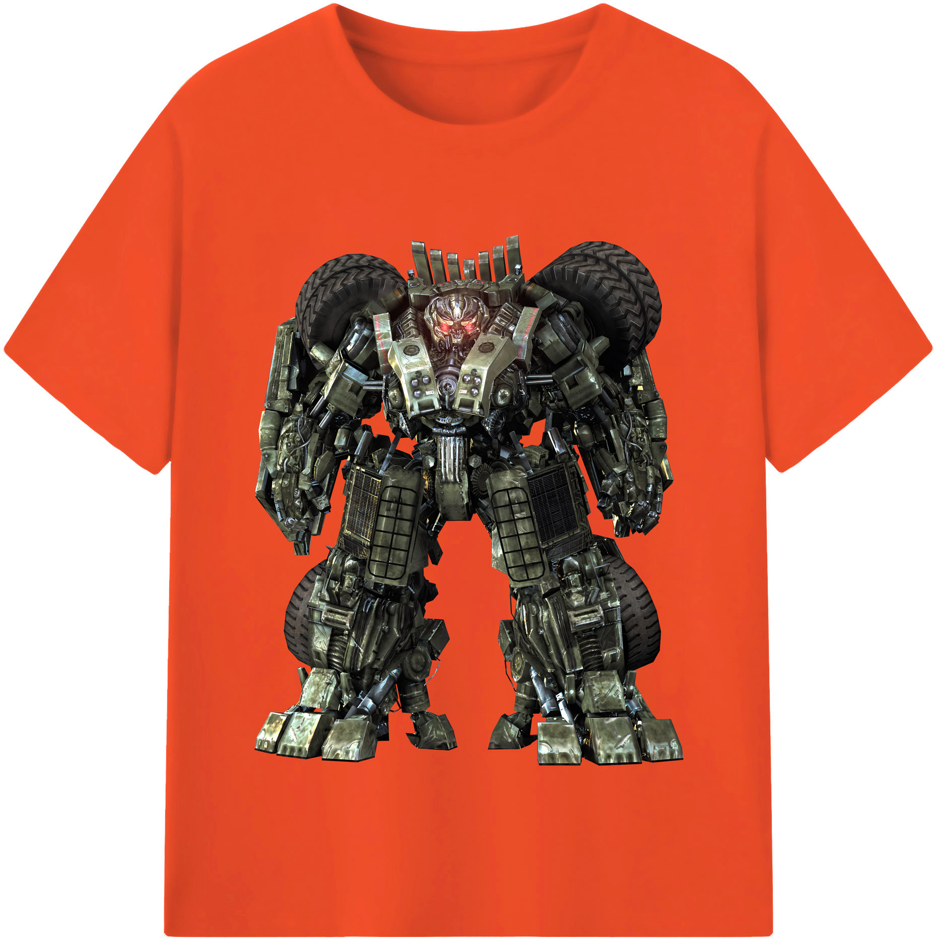 （画像用） Transformers トランスフォーマー 綿100％半袖Tシャツ（フロントプリント）