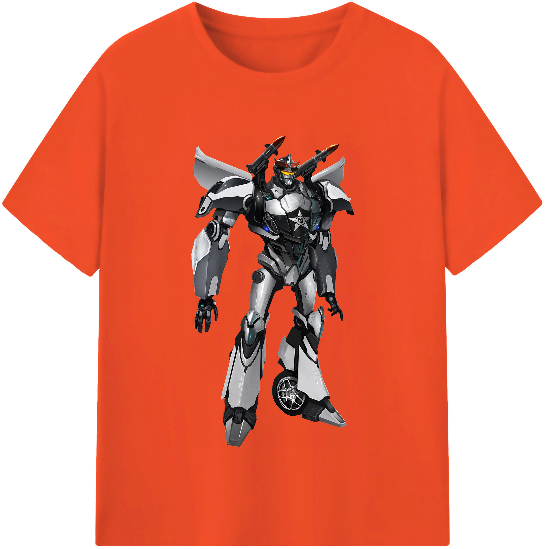 （画像用） Transformers トランスフォーマー 綿100％半袖Tシャツ（フロントプリント）