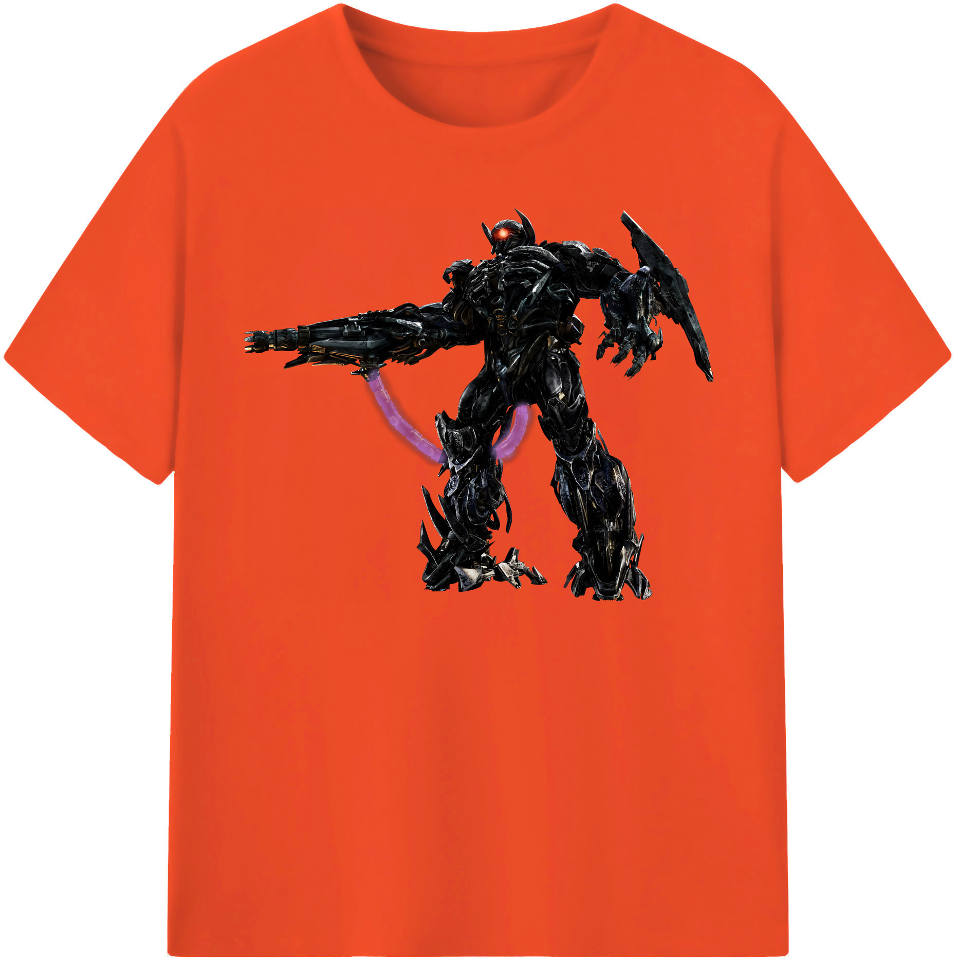 （画像用） Transformers トランスフォーマー 綿100％半袖Tシャツ（フロントプリント）