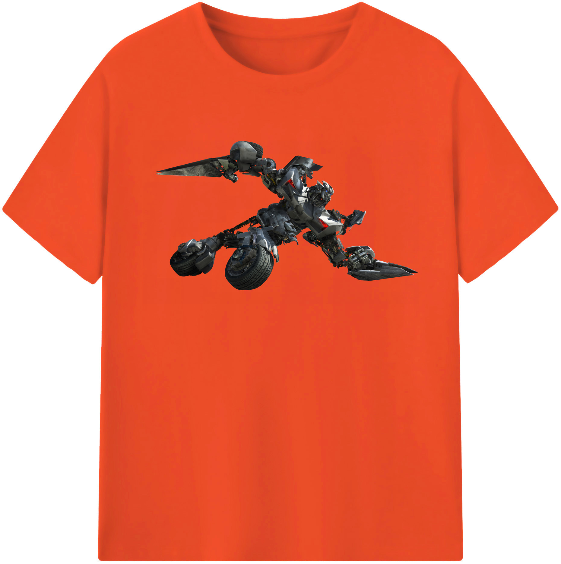 （画像用） Transformers トランスフォーマー 綿100％半袖Tシャツ（フロントプリント）