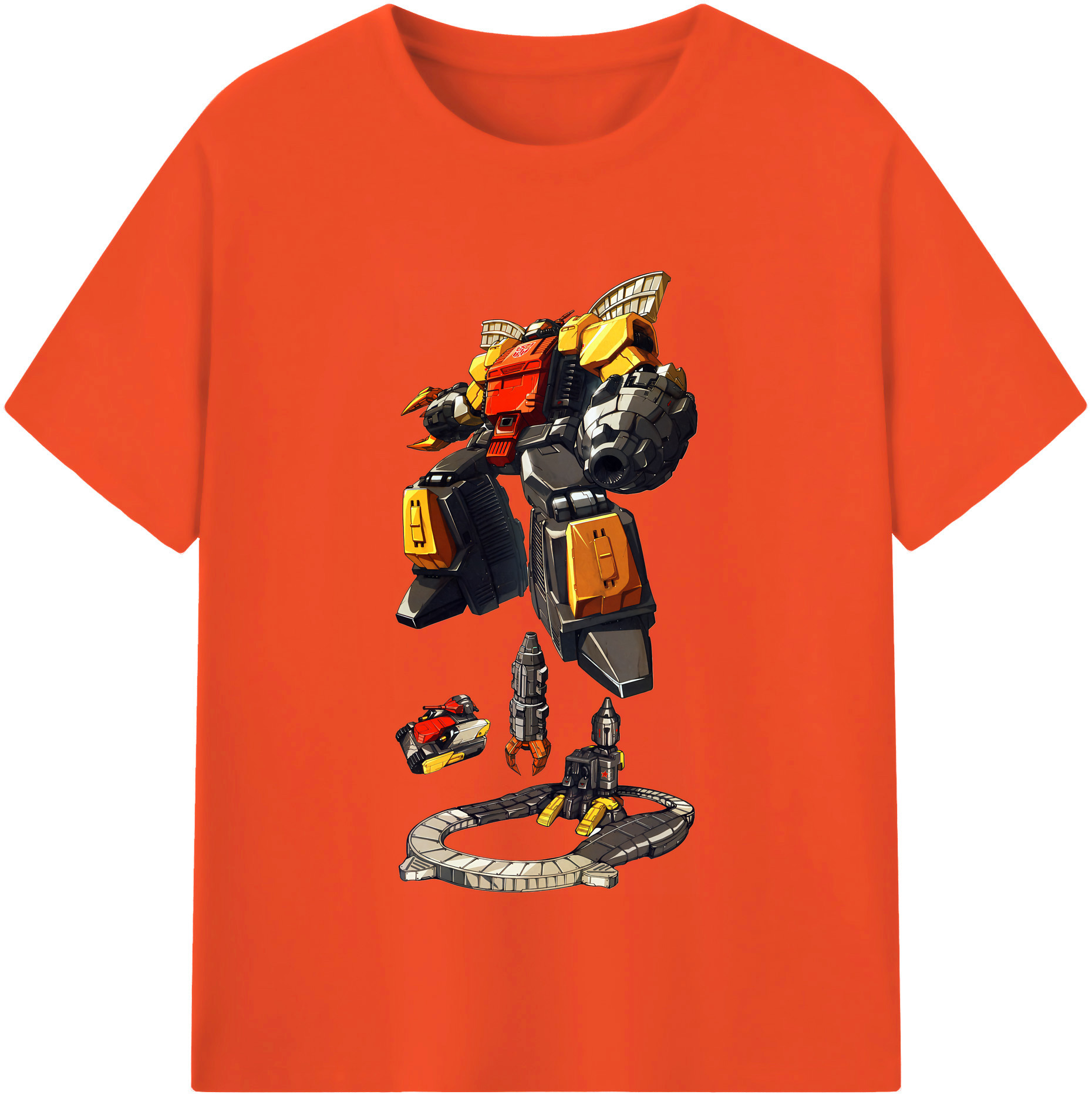 （画像用） Transformers トランスフォーマー 綿100％半袖Tシャツ（フロントプリント）