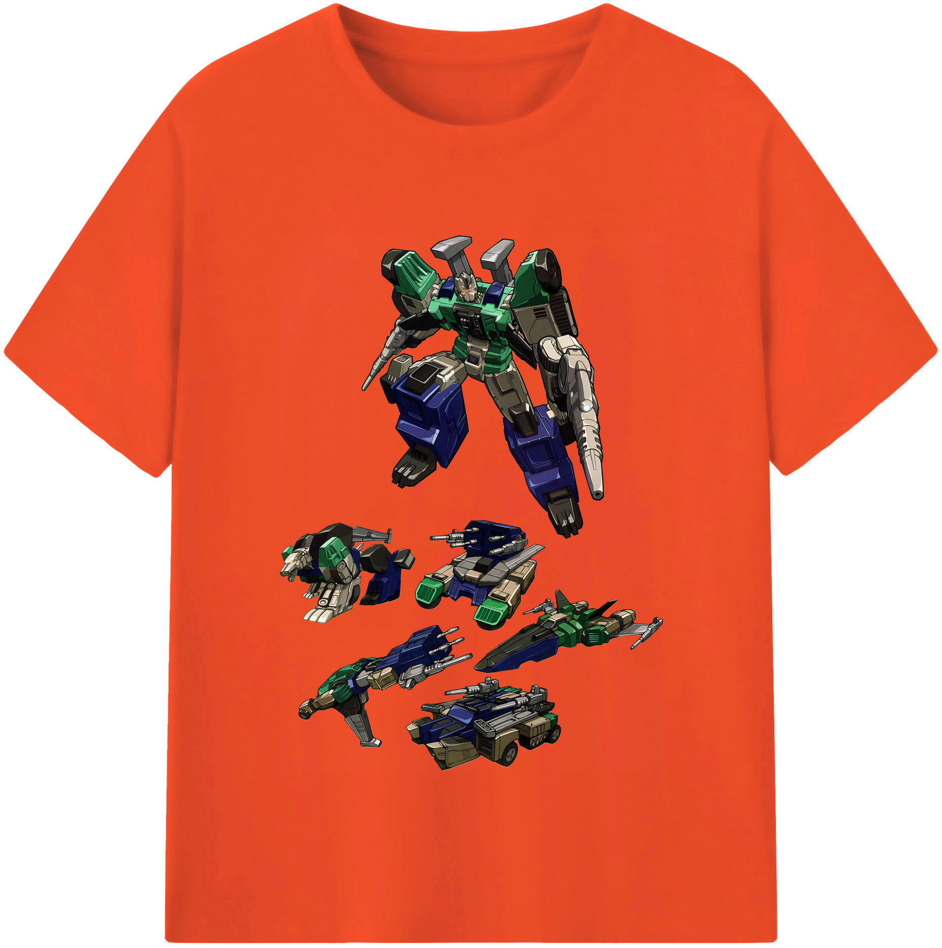（画像用） Transformers トランスフォーマー 綿100％半袖Tシャツ（フロントプリント）