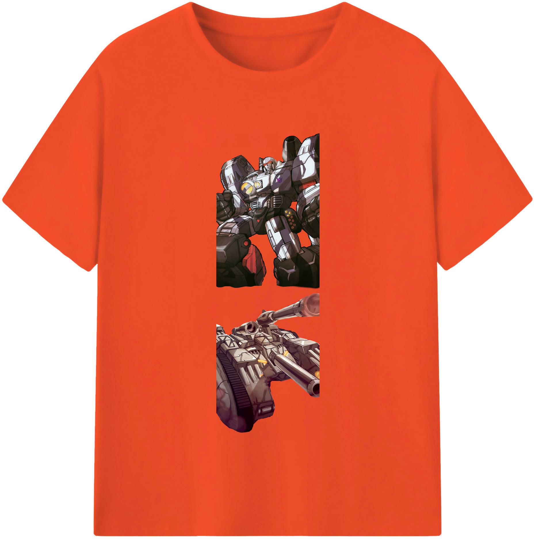 （画像用） Transformers トランスフォーマー 綿100％半袖Tシャツ（フロントプリント）