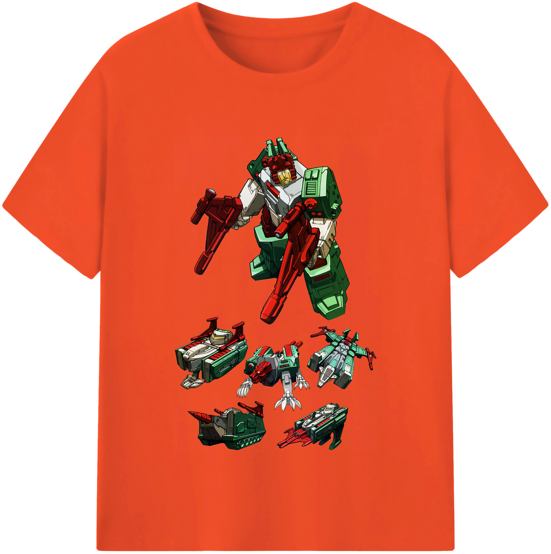 （画像用） Transformers トランスフォーマー 綿100％半袖Tシャツ（フロントプリント）