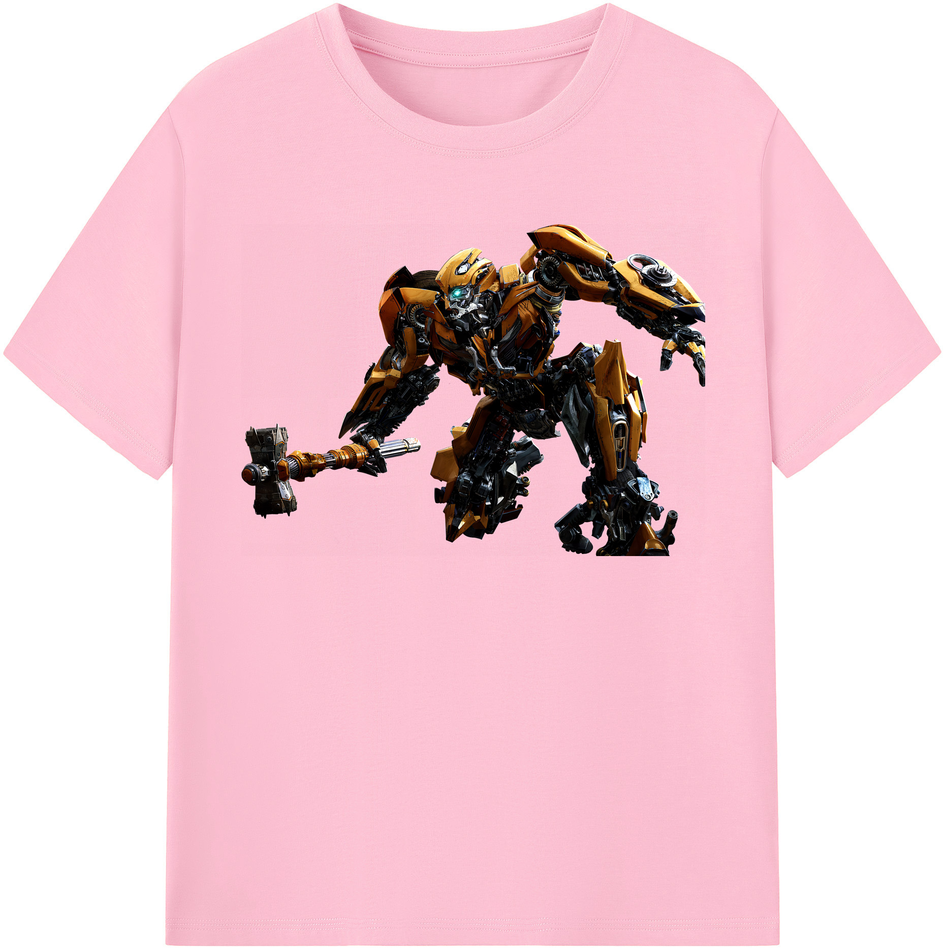 （画像用） Transformers トランスフォーマー 綿100％半袖Tシャツ（フロントプリント）