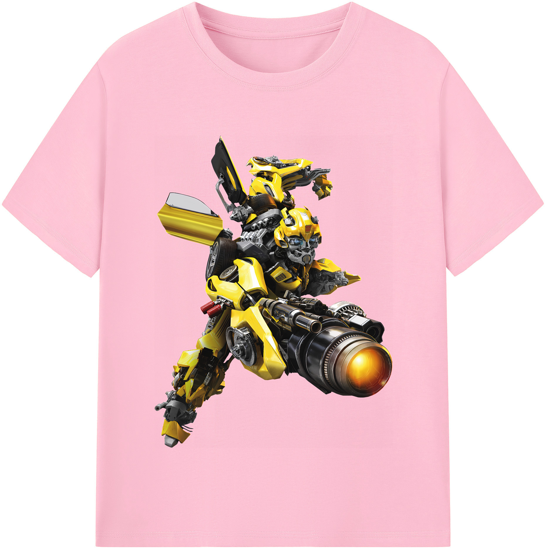 （画像用） Transformers トランスフォーマー 綿100％半袖Tシャツ（フロントプリント）