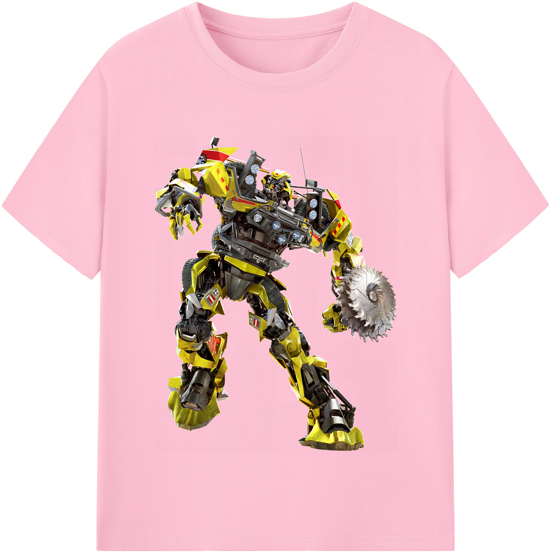 （画像用） Transformers トランスフォーマー 綿100％半袖Tシャツ（フロントプリント）