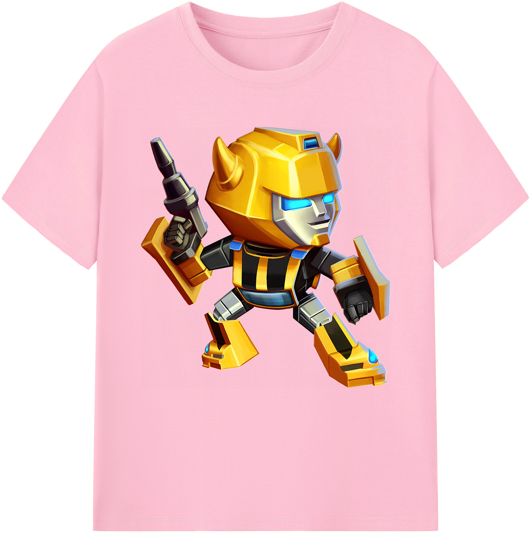 （画像用） Transformers トランスフォーマー 綿100％半袖Tシャツ（フロントプリント）