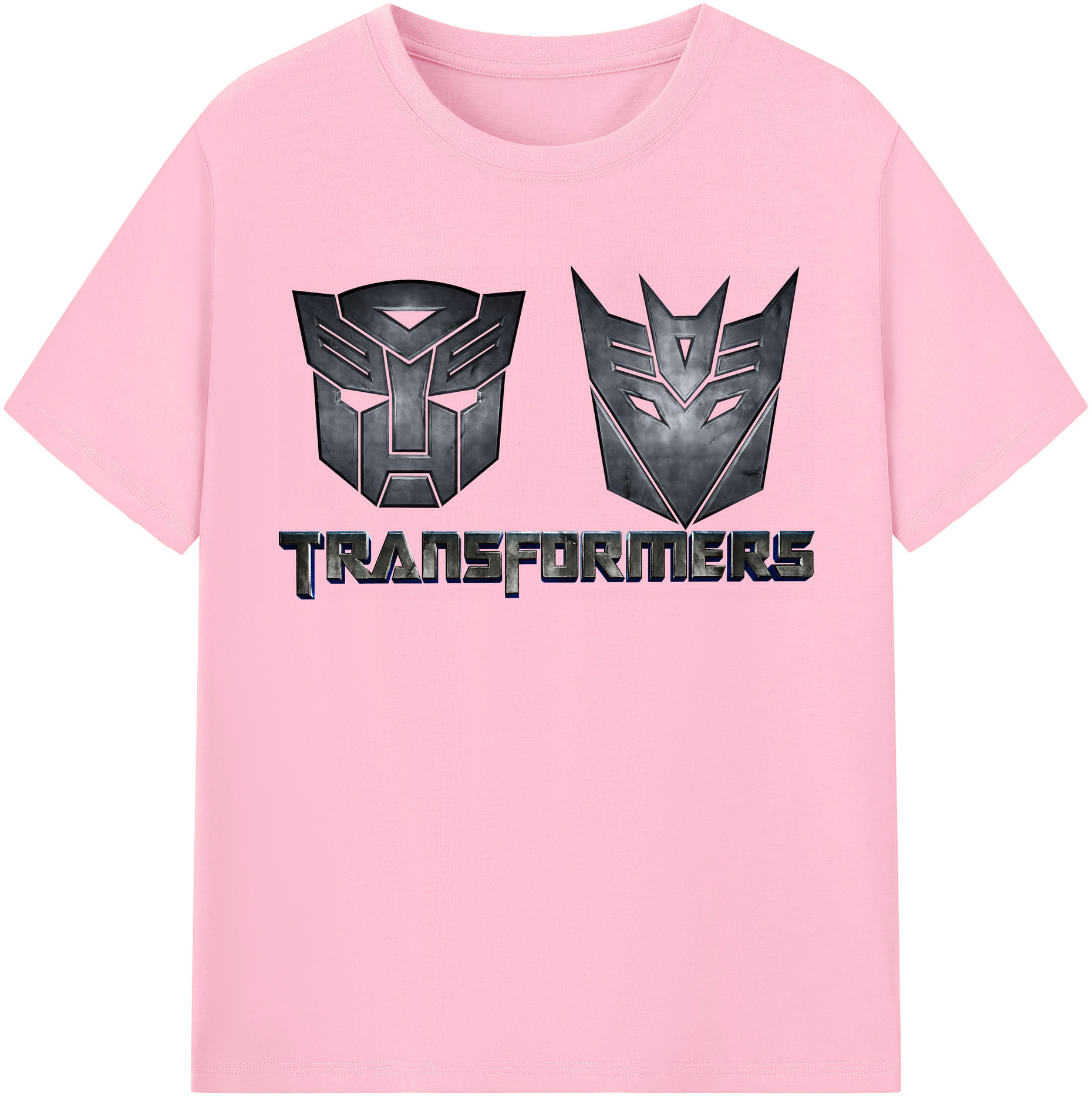 （画像用） Transformers トランスフォーマー 綿100％半袖Tシャツ（フロントプリント）