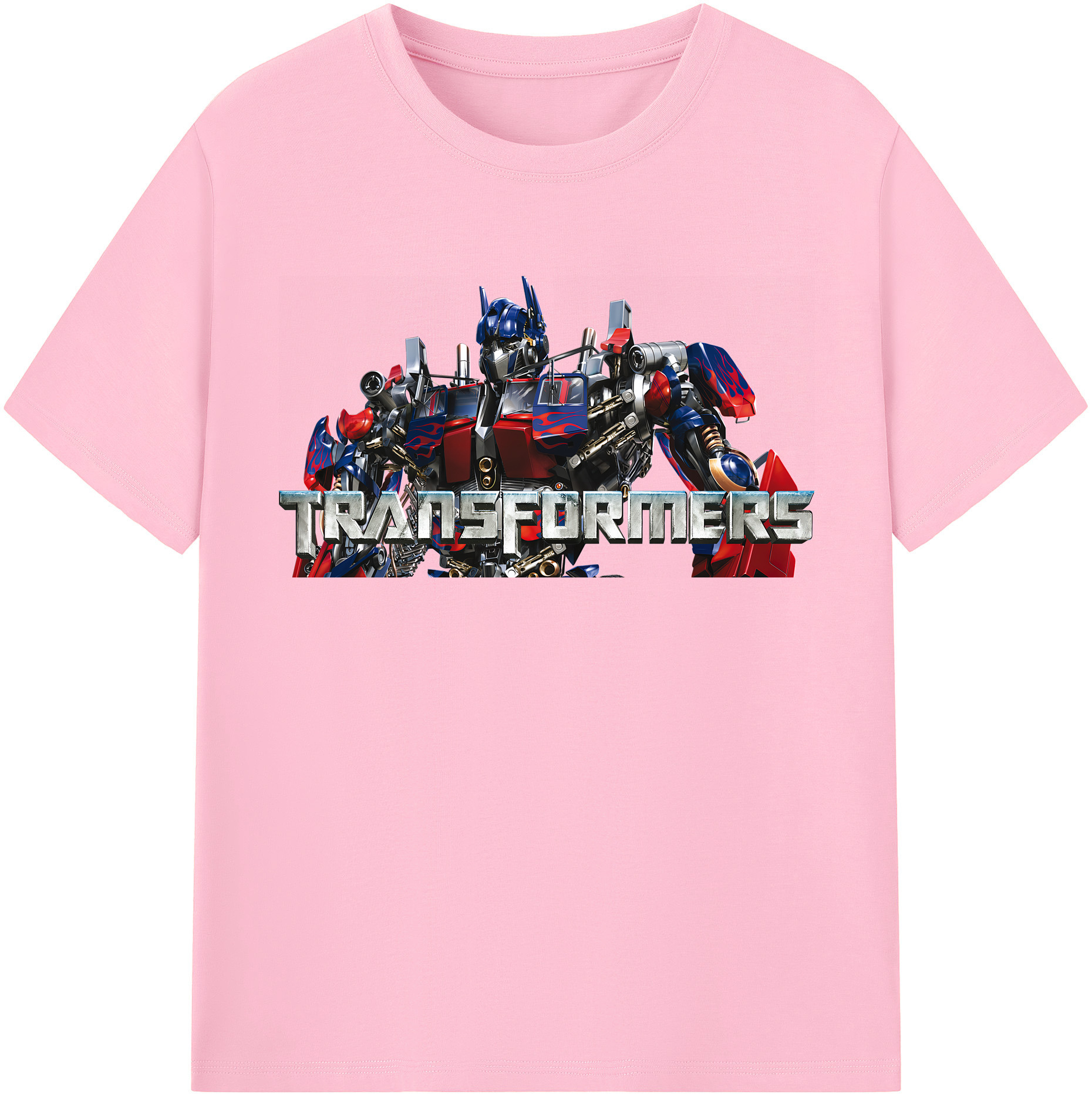 （画像用） Transformers トランスフォーマー 綿100％半袖Tシャツ（フロントプリント）