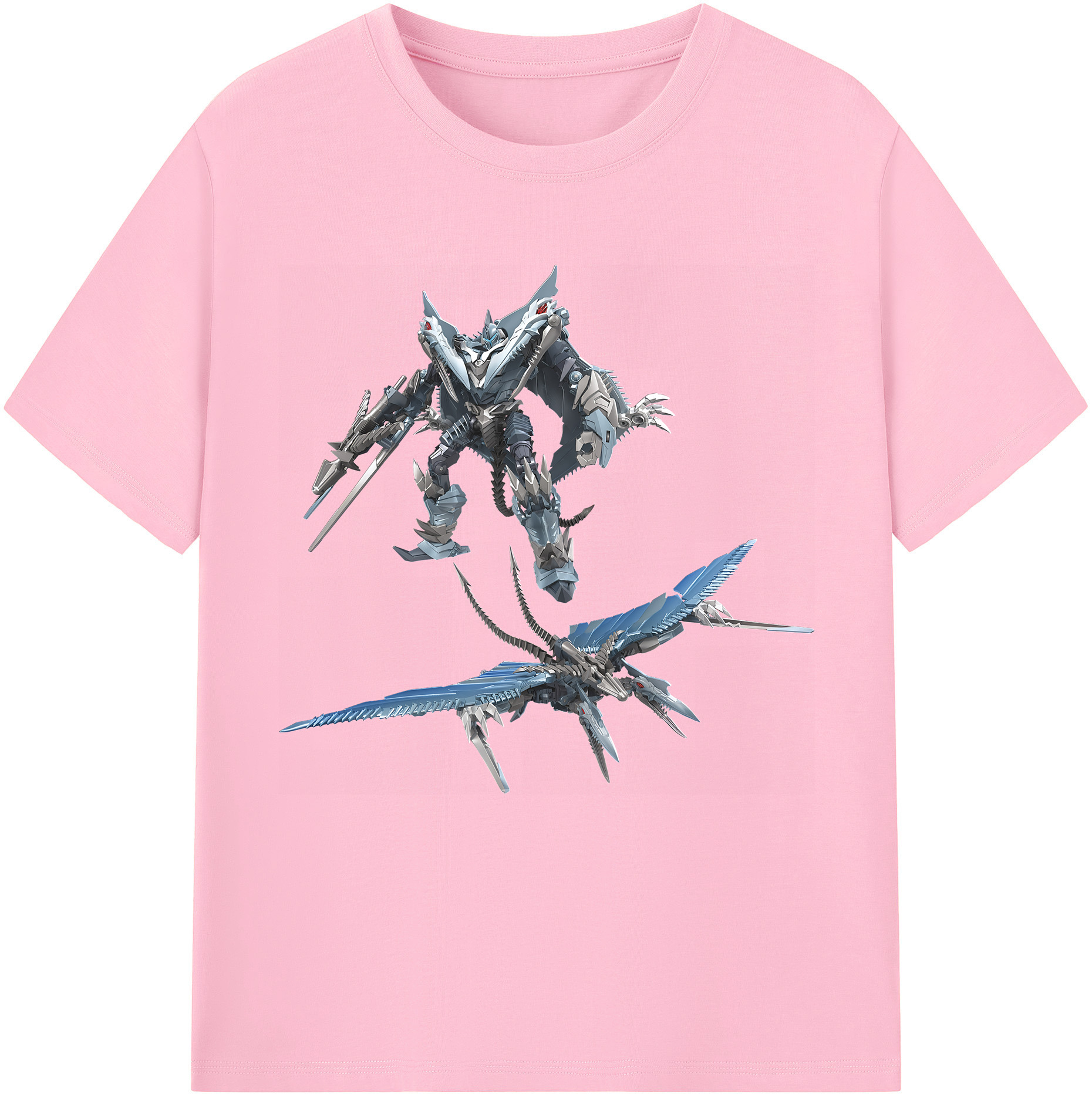（画像用） Transformers トランスフォーマー 綿100％半袖Tシャツ（フロントプリント）
