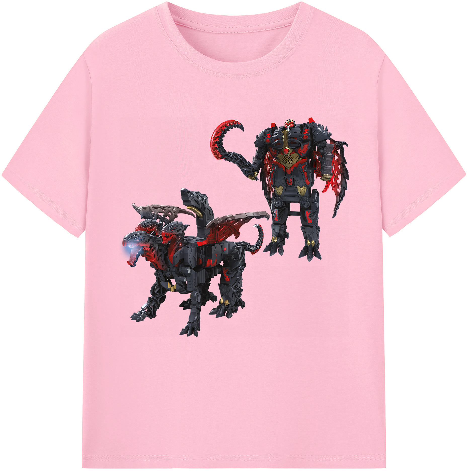 （画像用） Transformers トランスフォーマー 綿100％半袖Tシャツ（フロントプリント）
