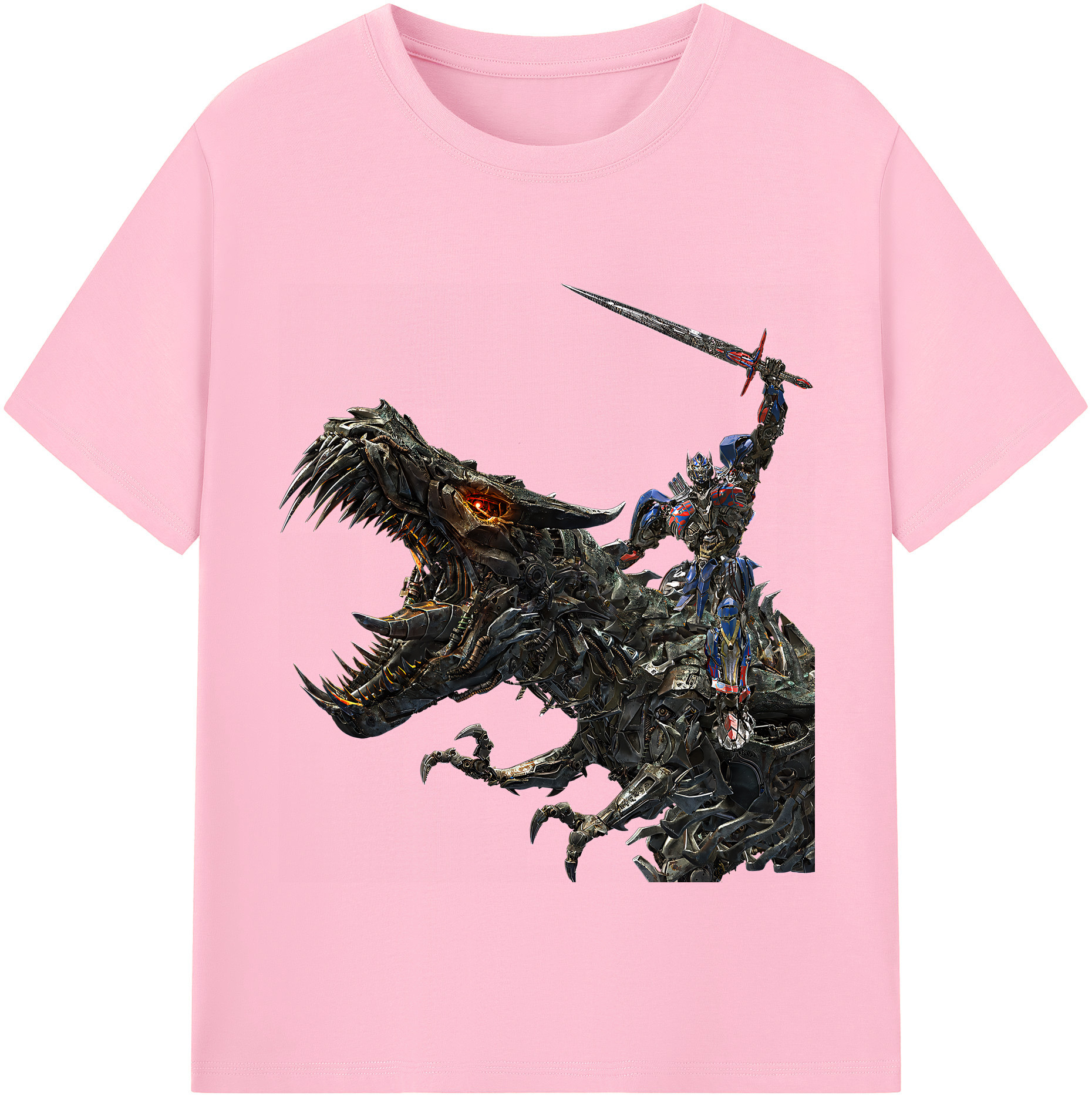（画像用） Transformers トランスフォーマー 綿100％半袖Tシャツ（フロントプリント）