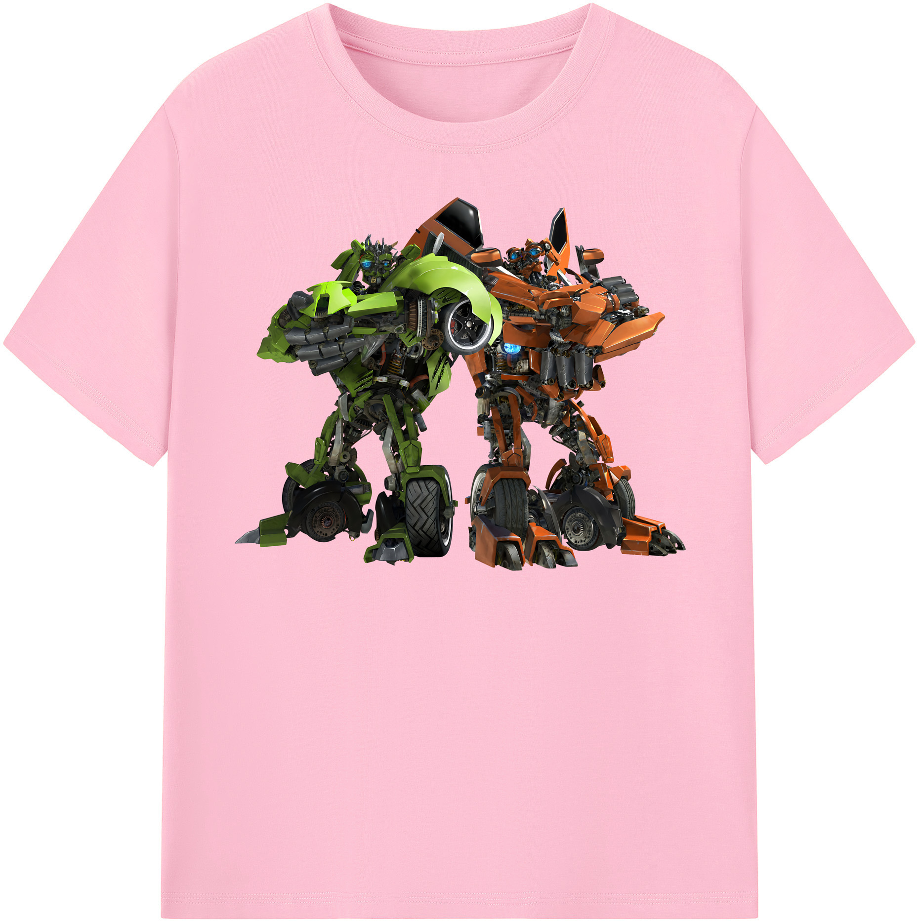（画像用） Transformers トランスフォーマー 綿100％半袖Tシャツ（フロントプリント）