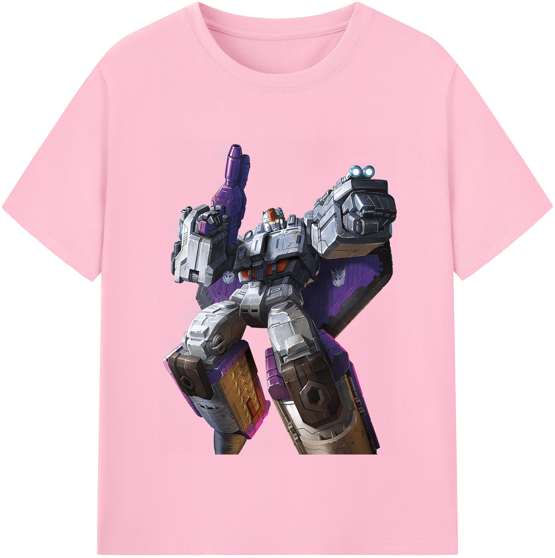 （画像用） Transformers トランスフォーマー 綿100％半袖Tシャツ（フロントプリント）