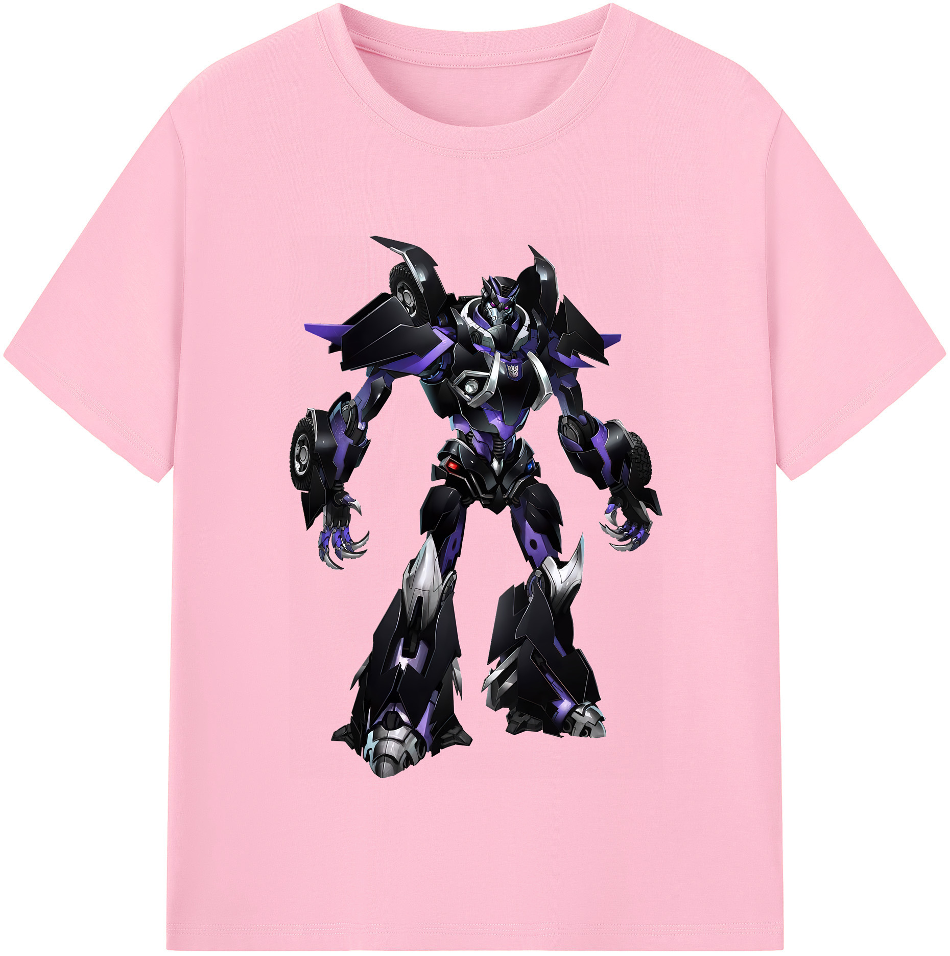（画像用） Transformers トランスフォーマー 綿100％半袖Tシャツ（フロントプリント）