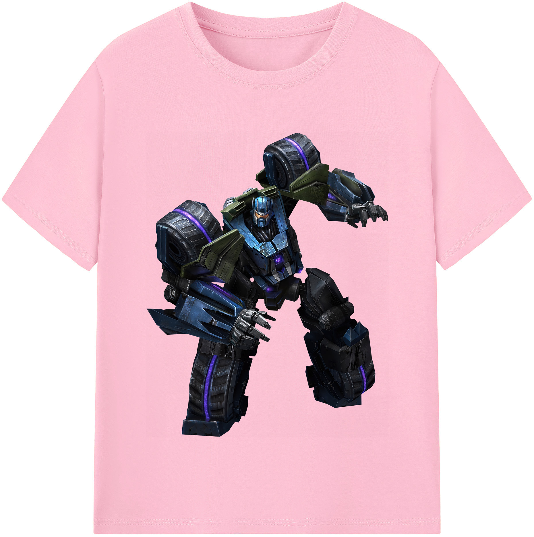 （画像用） Transformers トランスフォーマー 綿100％半袖Tシャツ（フロントプリント）