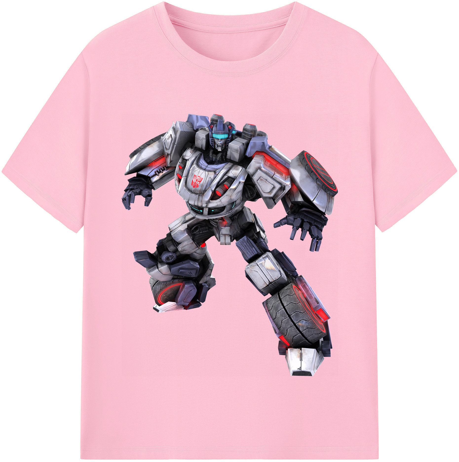 （画像用） Transformers トランスフォーマー 綿100％半袖Tシャツ（フロントプリント）