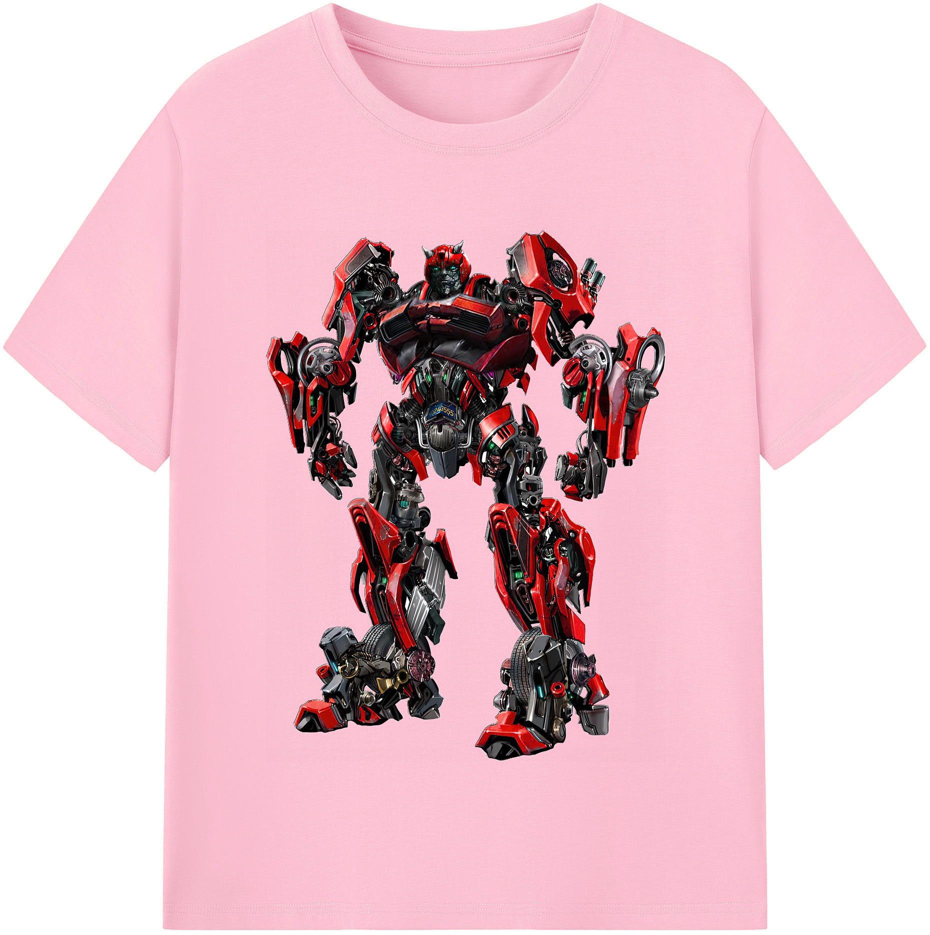 （画像用） Transformers トランスフォーマー 綿100％半袖Tシャツ（フロントプリント）