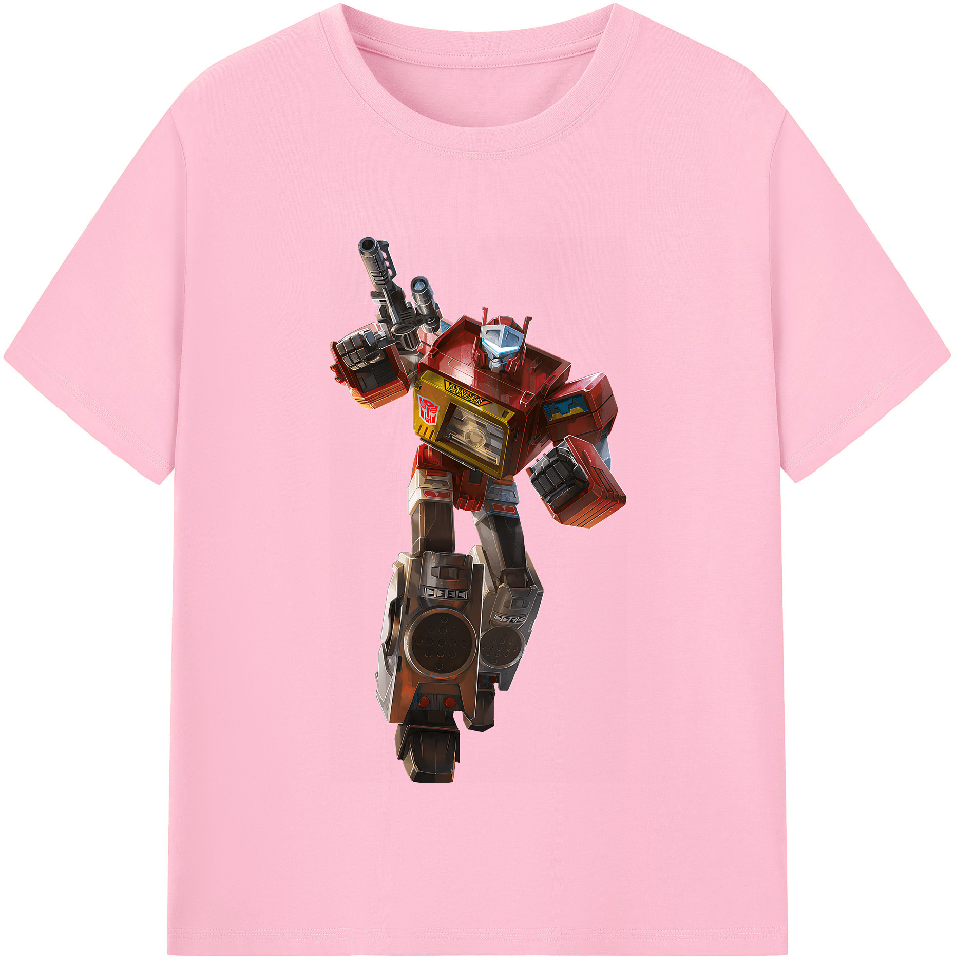 （画像用） Transformers トランスフォーマー 綿100％半袖Tシャツ（フロントプリント）