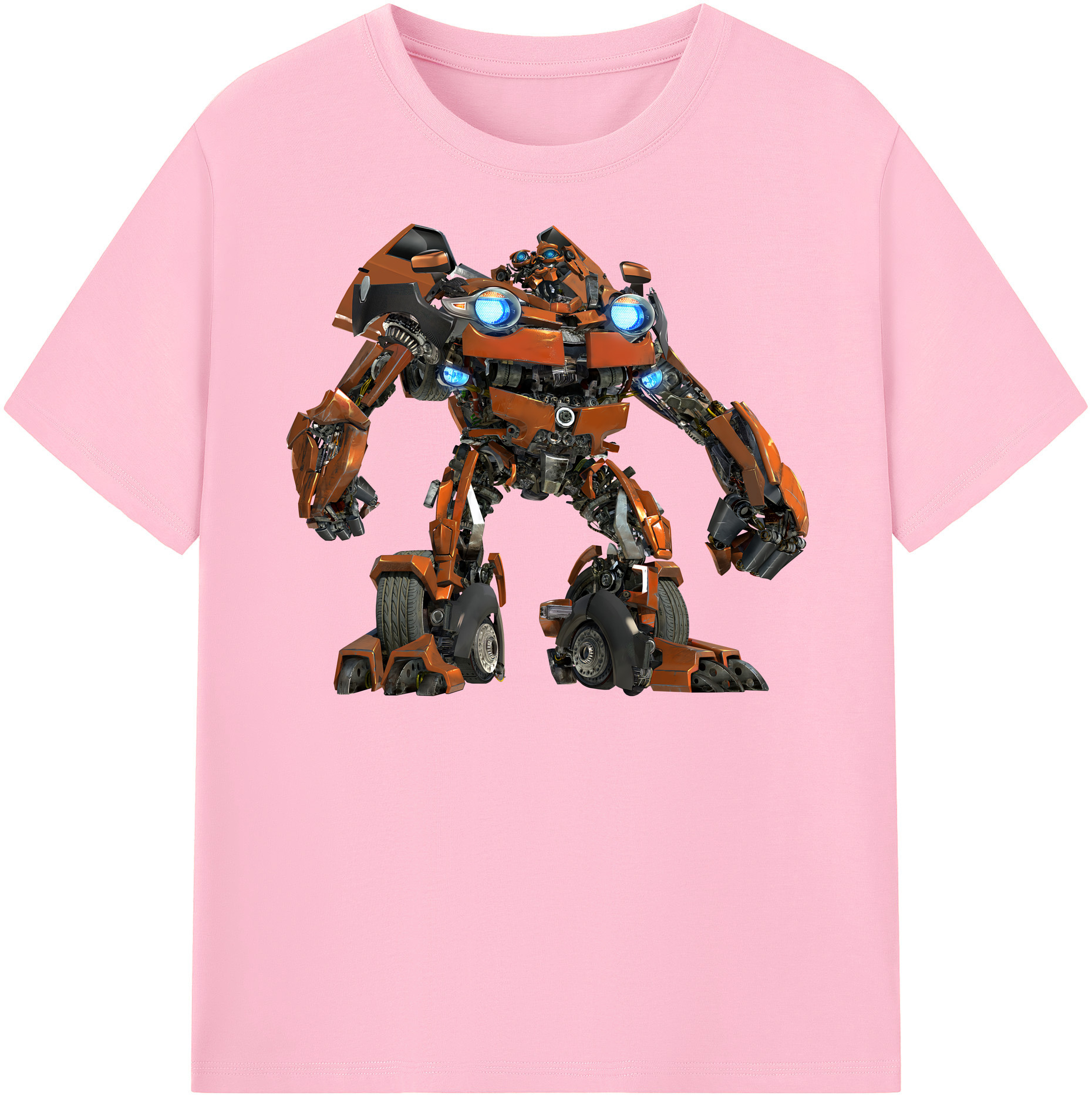 （画像用） Transformers トランスフォーマー 綿100％半袖Tシャツ（フロントプリント）