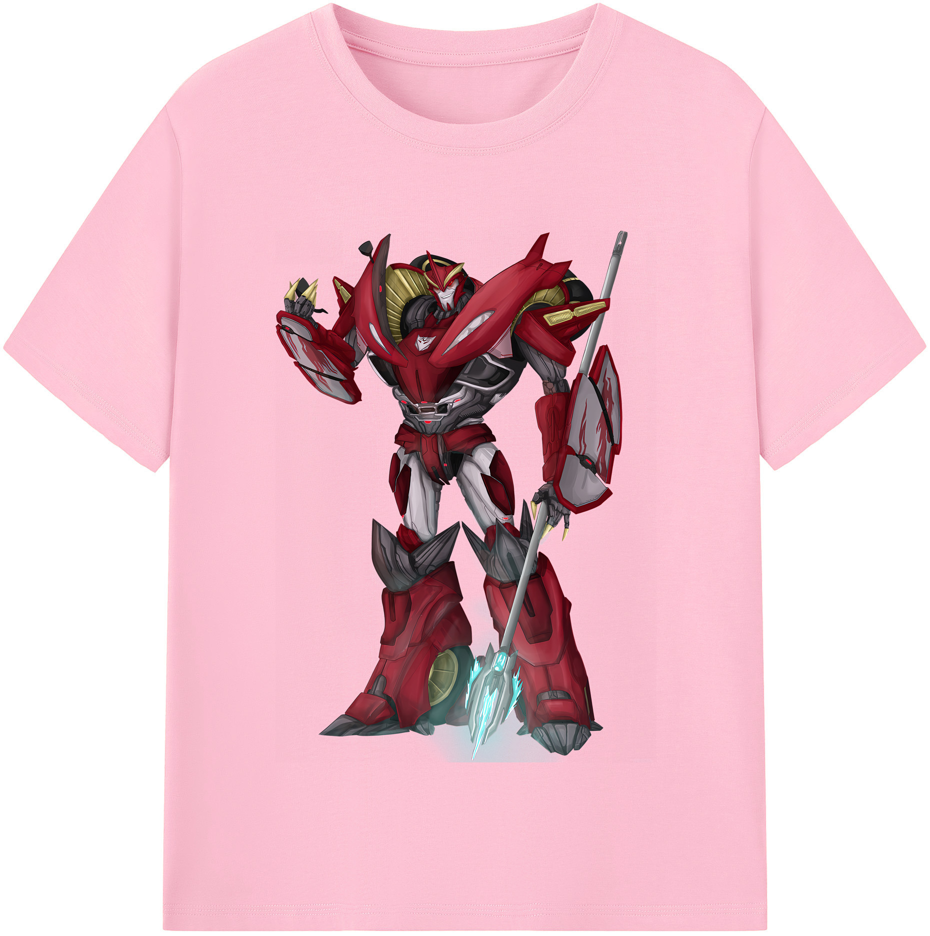 （画像用） Transformers トランスフォーマー 綿100％半袖Tシャツ（フロントプリント）