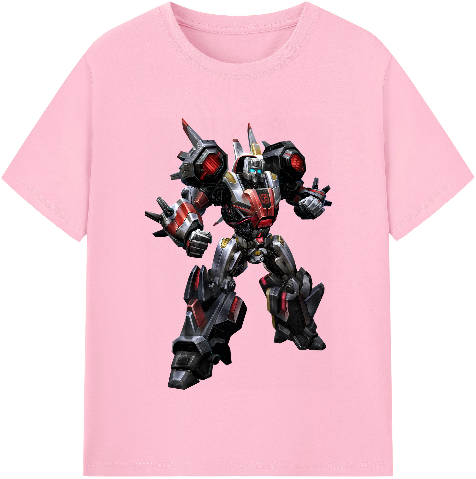 （画像用） Transformers トランスフォーマー 綿100％半袖Tシャツ（フロントプリント）