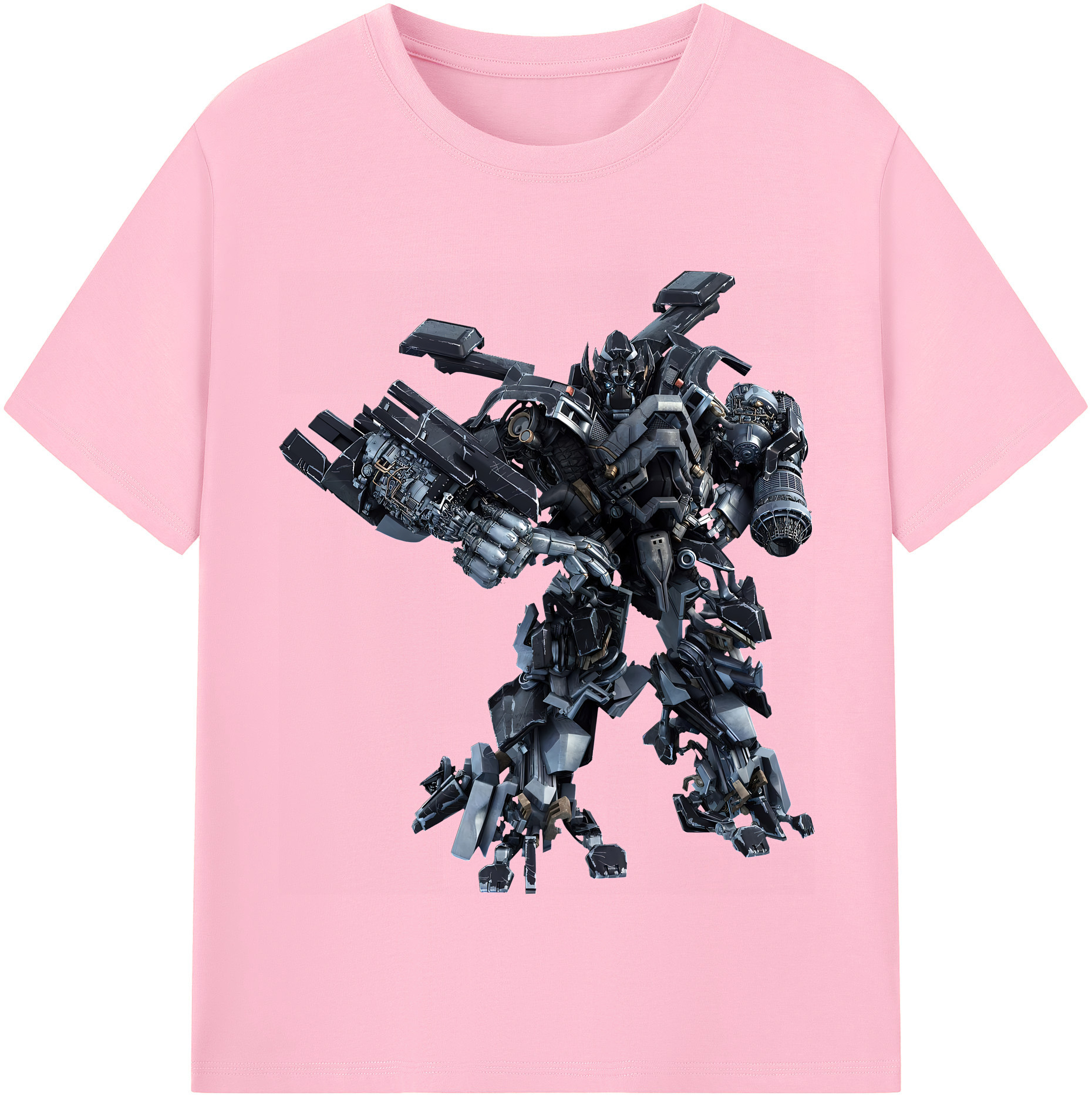 （画像用） Transformers トランスフォーマー 綿100％半袖Tシャツ（フロントプリント）