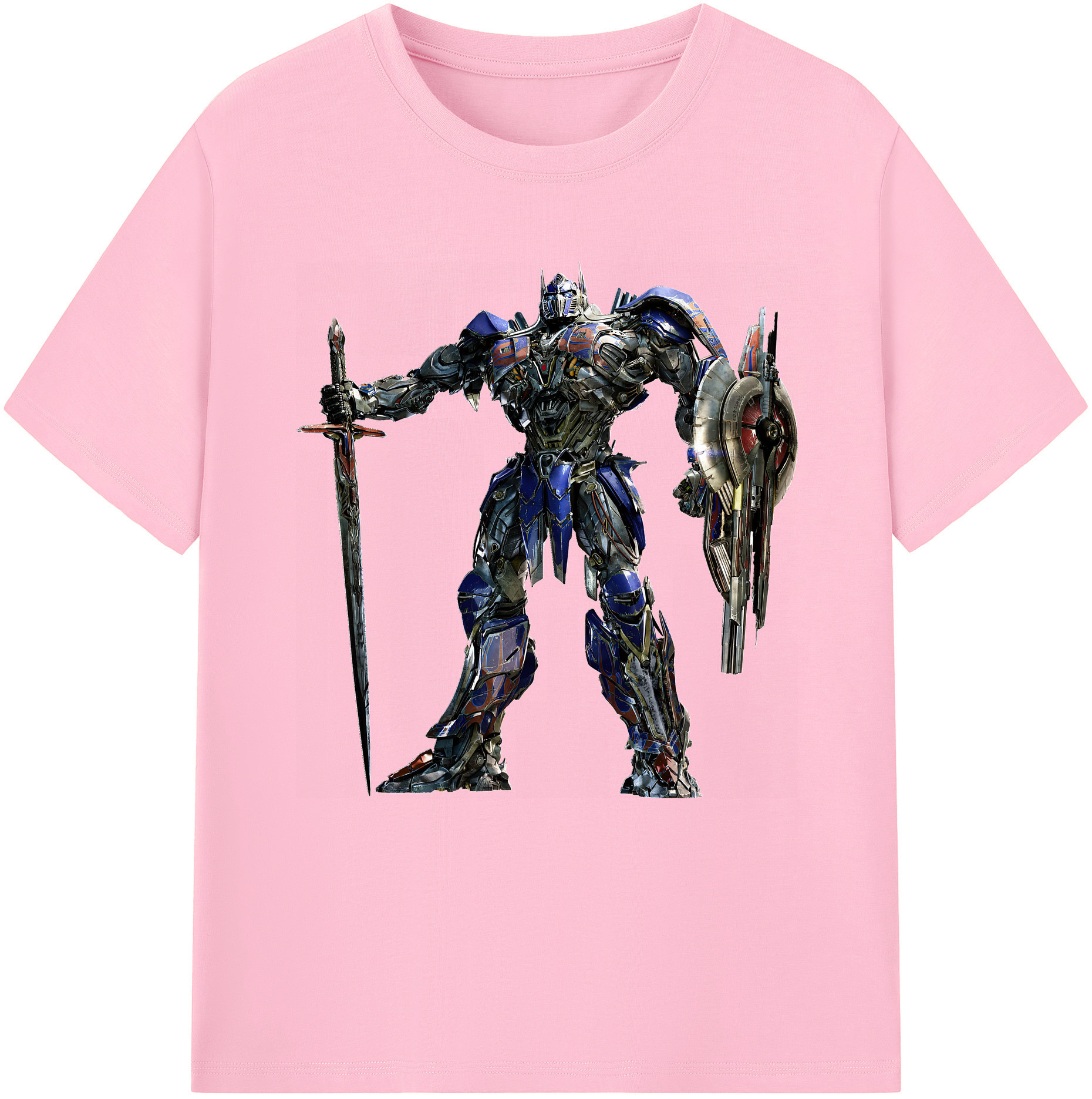 （画像用） Transformers トランスフォーマー 綿100％半袖Tシャツ（フロントプリント）