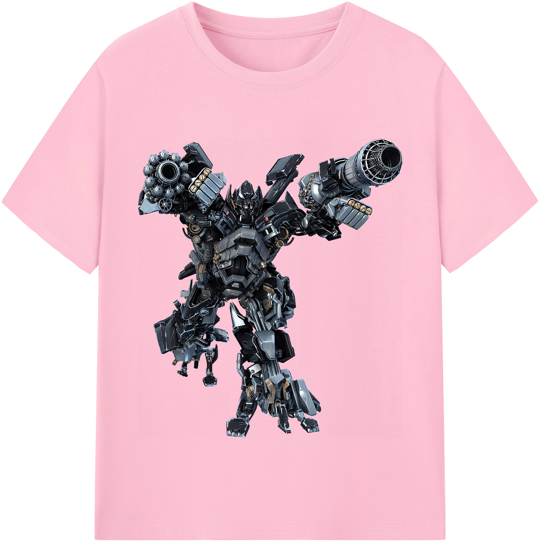 （画像用） Transformers トランスフォーマー 綿100％半袖Tシャツ（フロントプリント）