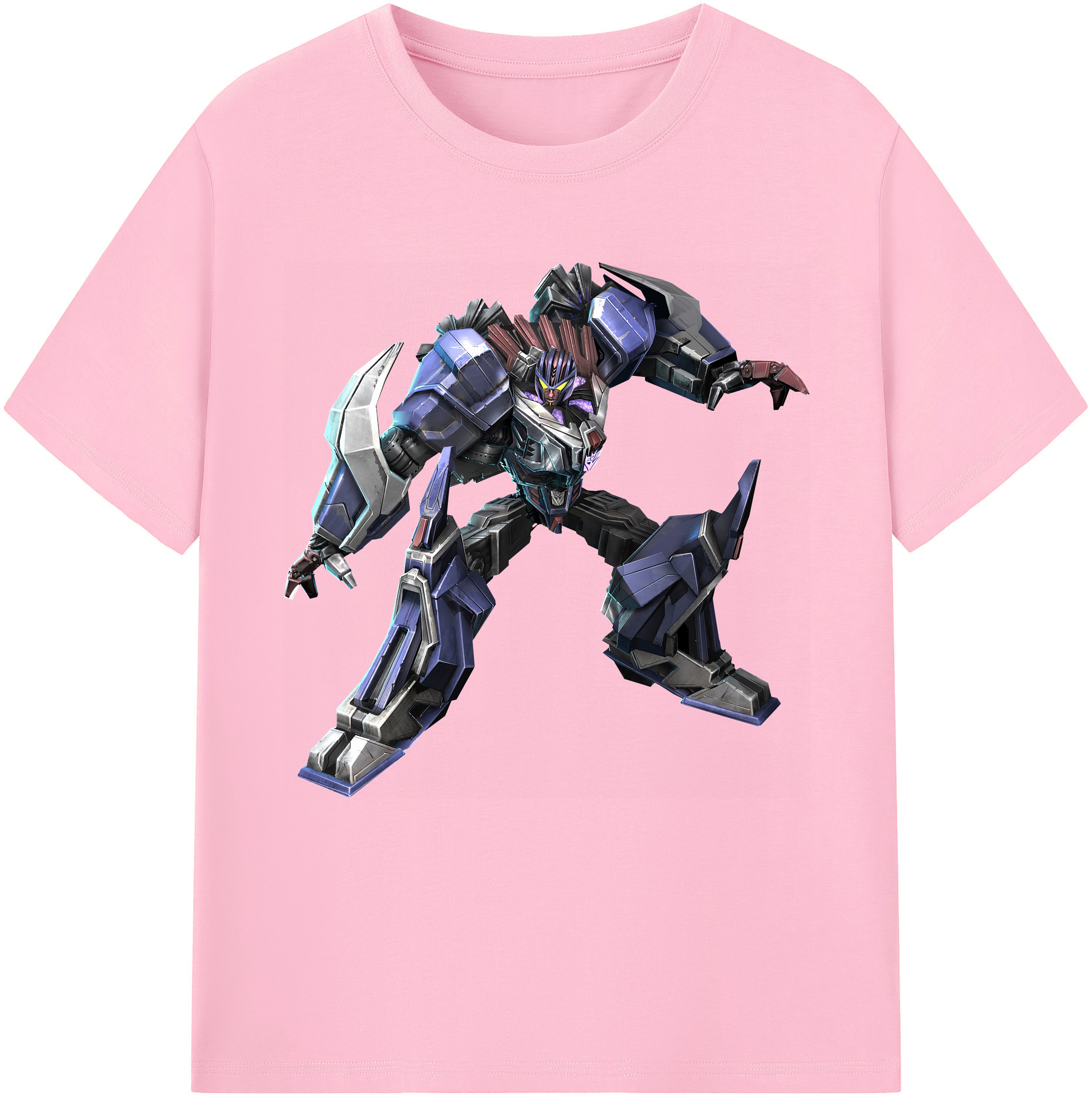 （画像用） Transformers トランスフォーマー 綿100％半袖Tシャツ（フロントプリント）