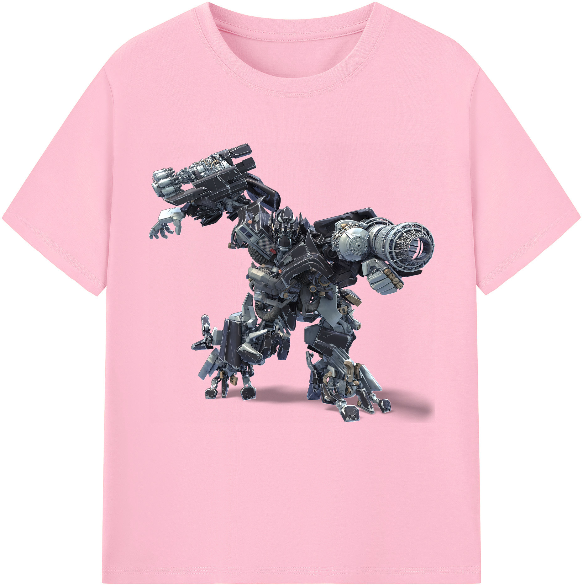 （画像用） Transformers トランスフォーマー 綿100％半袖Tシャツ（フロントプリント）